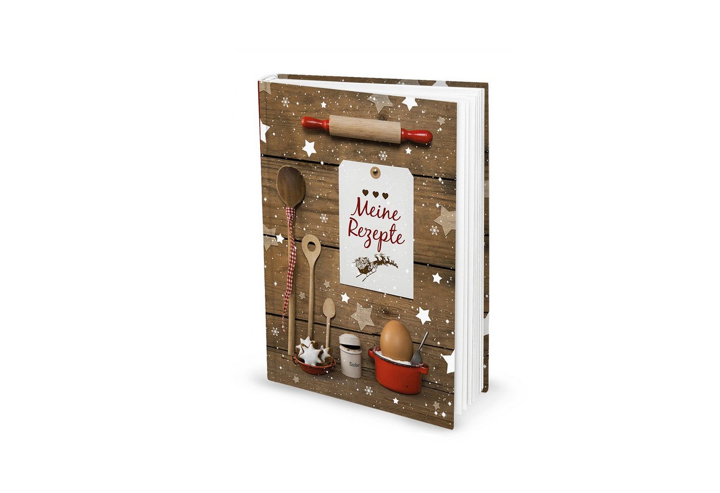 Thumbnail - Logbuch-Verlag Notizbuch Geschenk-SET zu Weihnachten Geburtstag Hochzeit: 2 x DIN A5 Rezeptbuch