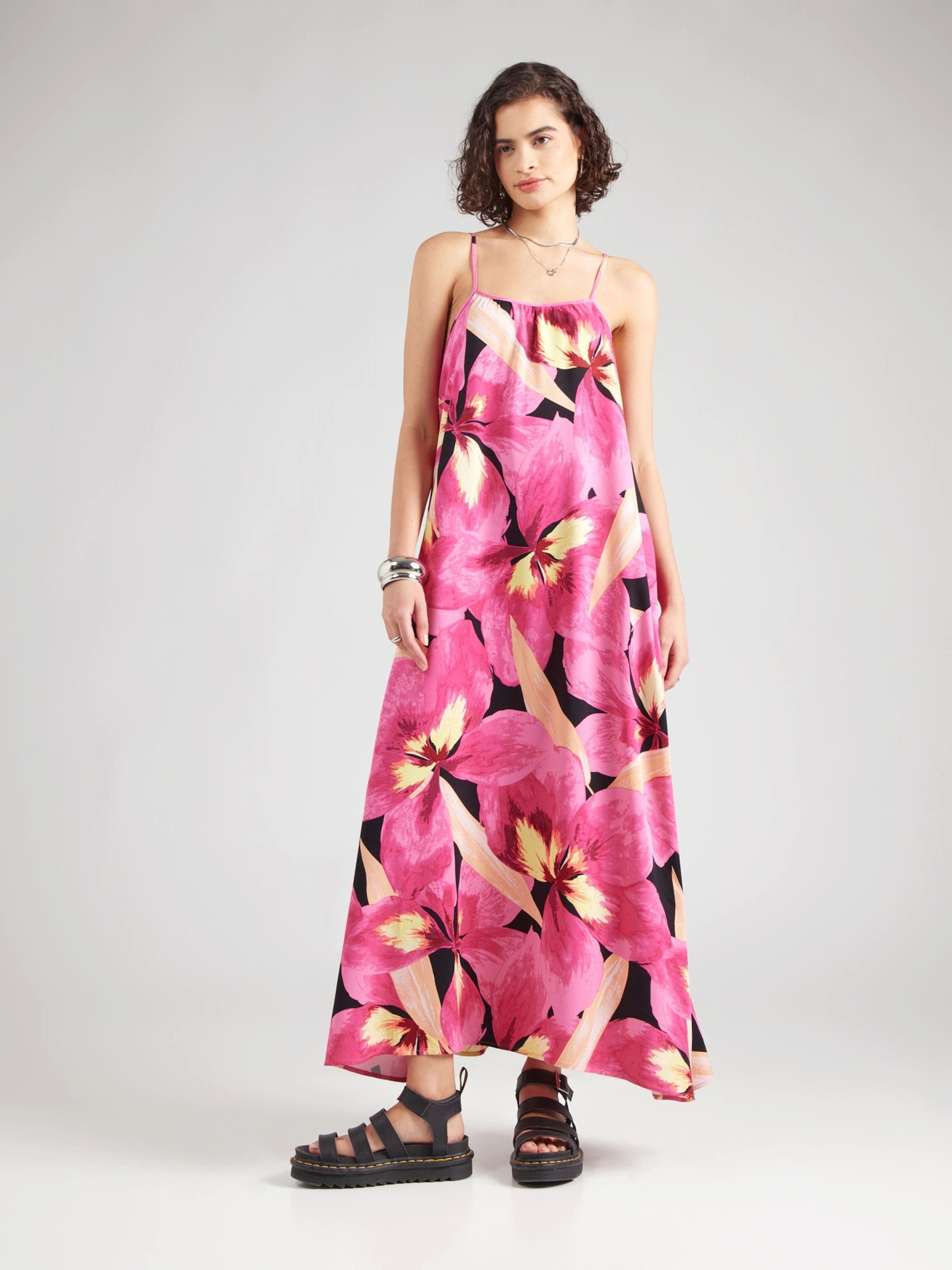 ONLY Maxikleid ONLALMA (1-tlg) Drapiert/gerafft