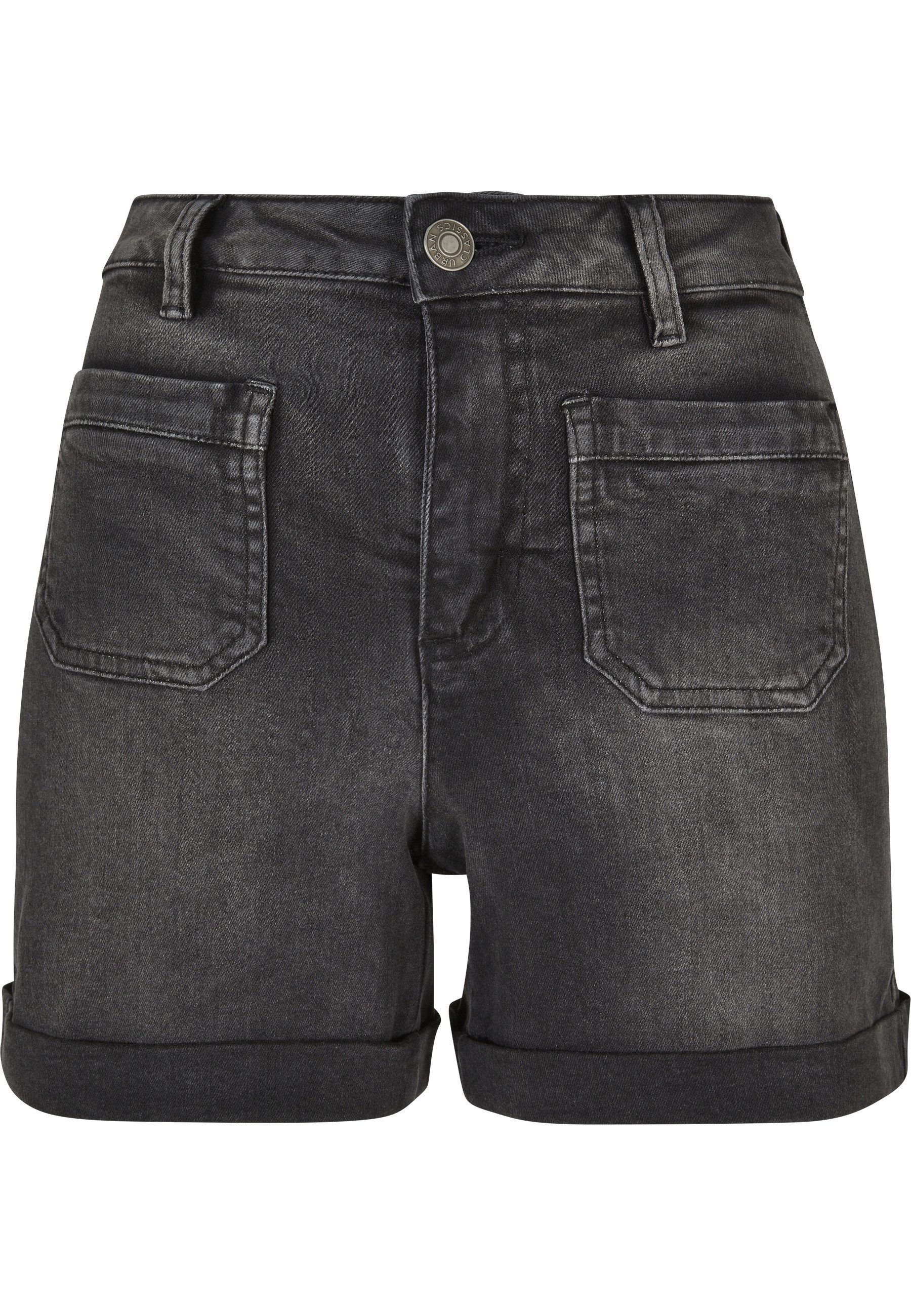 URBAN CLASSICS Shorts Urban Classics Damen Ladies Vintage Denim Shorts (1-tlg)