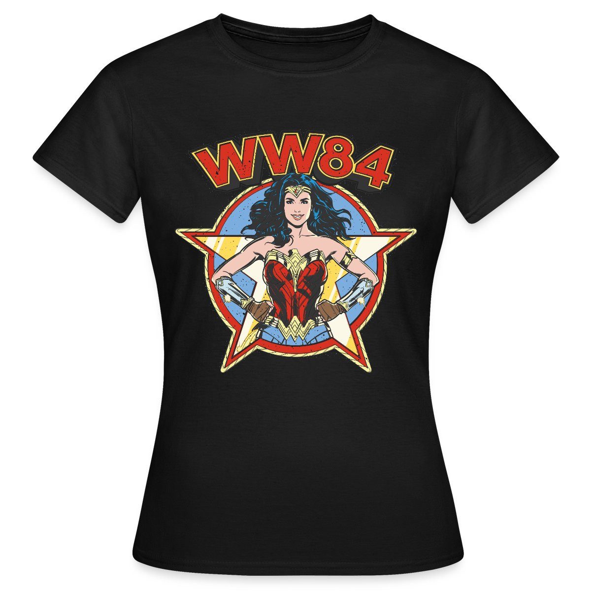 T-Shirt Wonder Woman 1984 WW84 Retro Vintage Frauen T-Shirt