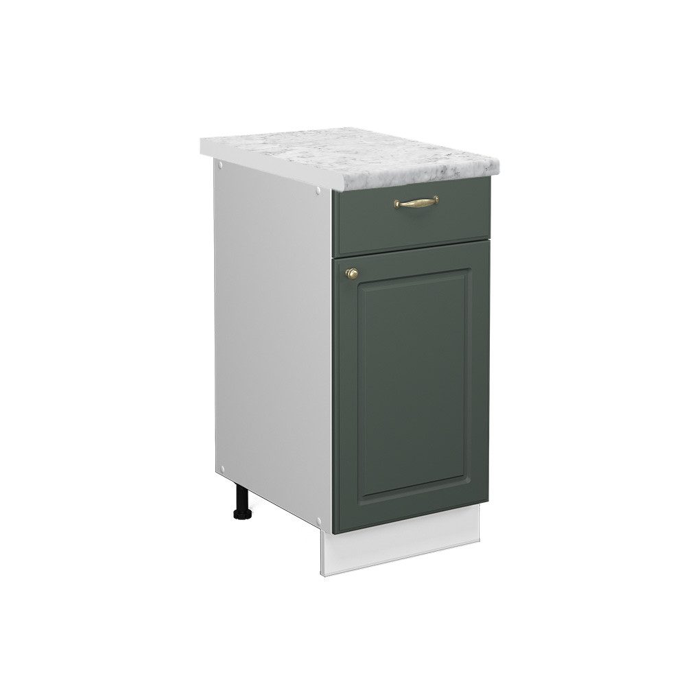 Vicco Unterschrank Fame-Line, Grün-Gold Landhaus/Weiß, 40 günstig online kaufen