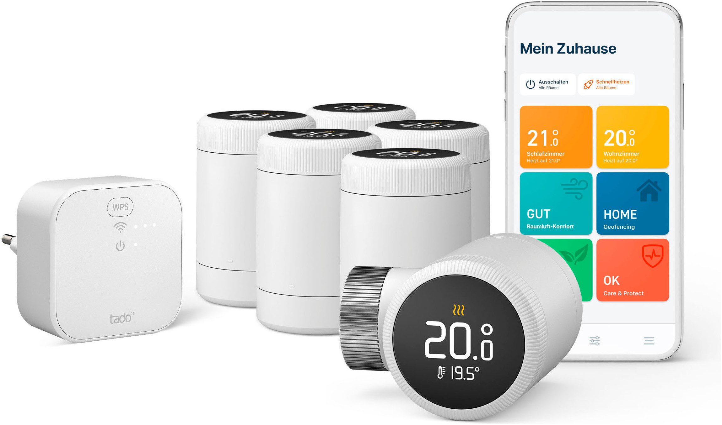Heizkörperthermostat 6x Smart X + Bridge X