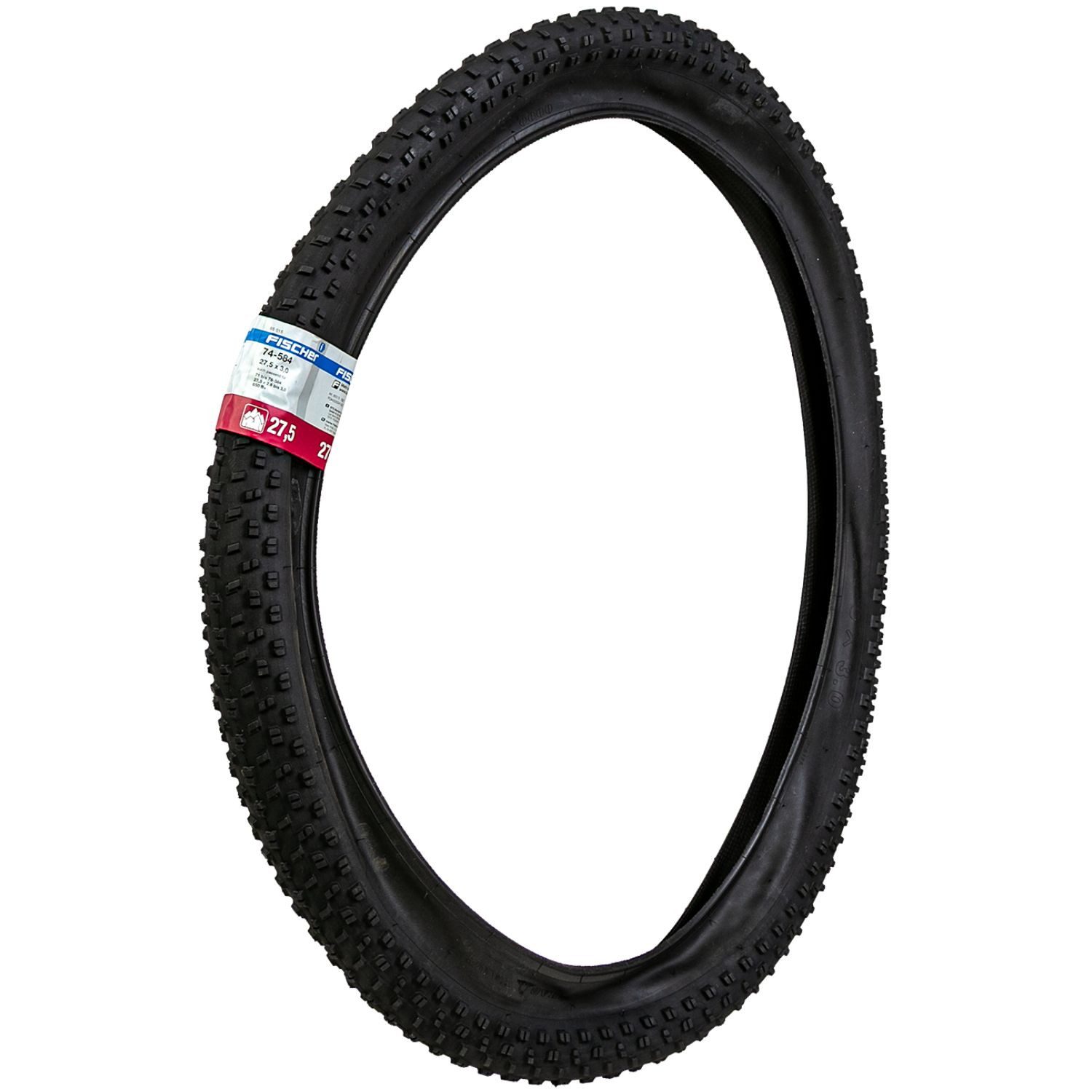 FISCHER Fahrrad Fahrradreifen Fahrrad-Reifen 27,5" 27,5 x 3,0 Zoll, (1-tlg., 1x Reifen), ETRTO 74-584 Allround Fahrrad-Decke Fahrrad-Mantel MTB Mountainbike
