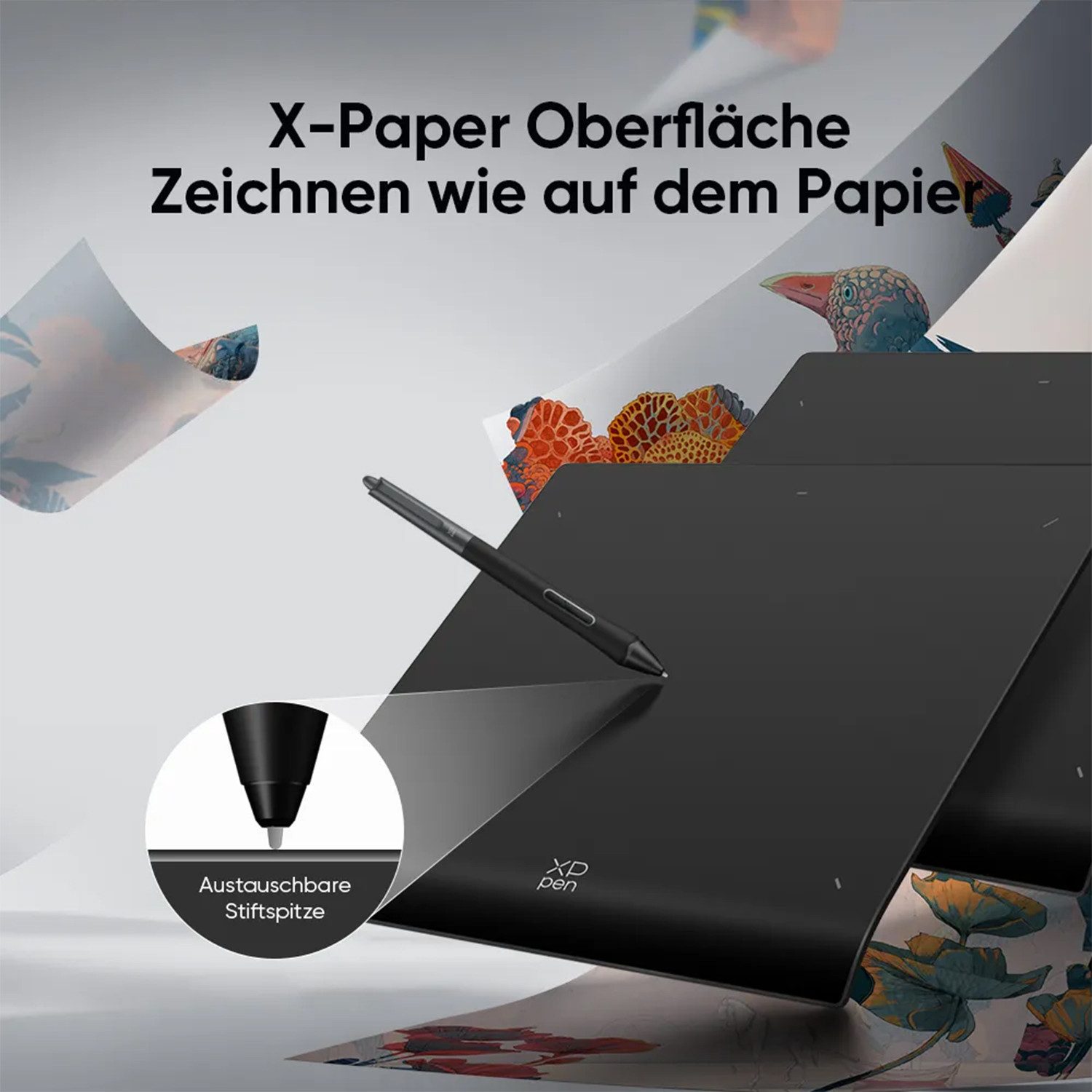 XP-PEN Deco Pro MW/LW/XLW Gen. 2 Grafiktablett (Lange Batterielaufzeit)