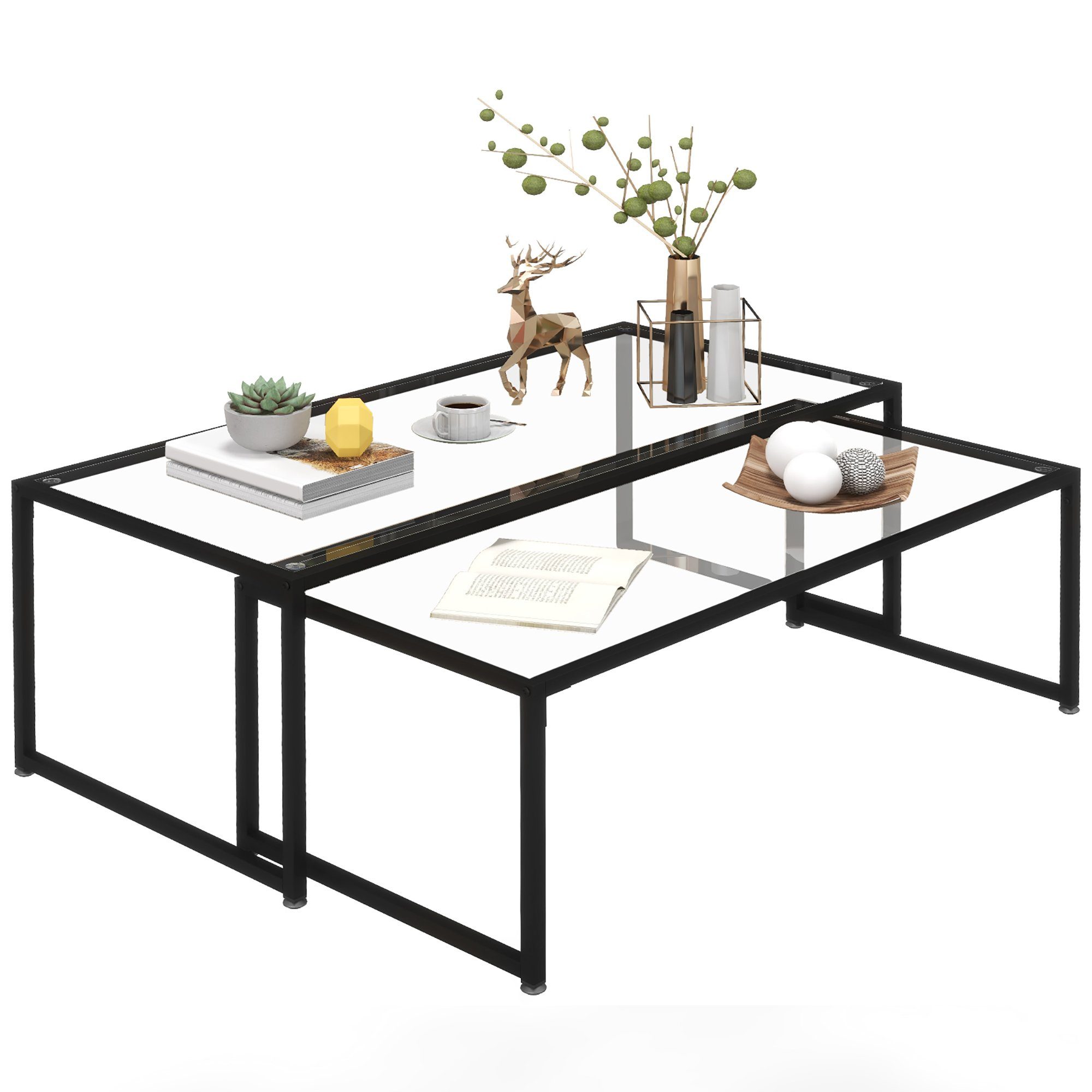 Couchtisch Satztisch, Glastisch, Sofatisch