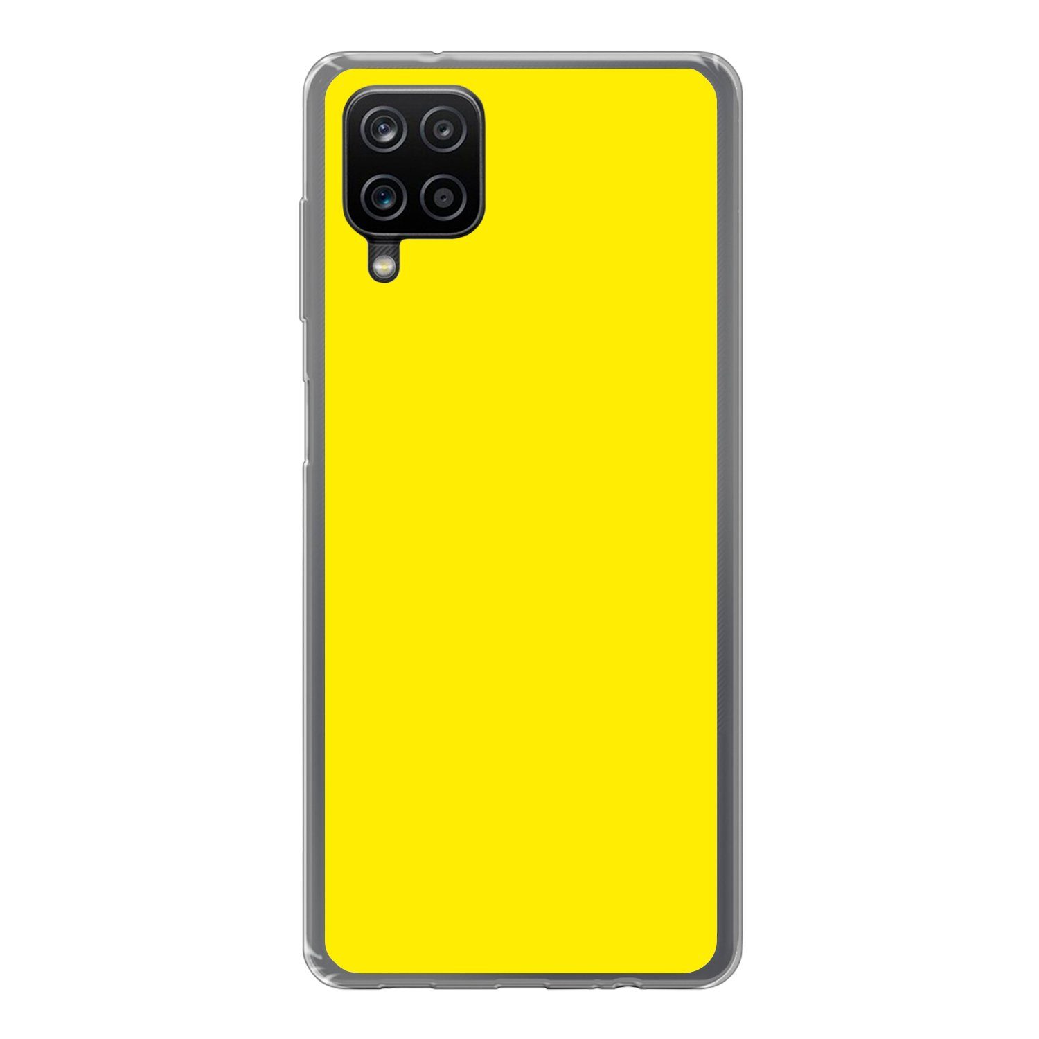 MuchoWow Handyhülle Gelb - Zitrone - Neon - Farben, Handyhülle Samsung  Galaxy A12, Smartphone-Bumper, Print, Handy