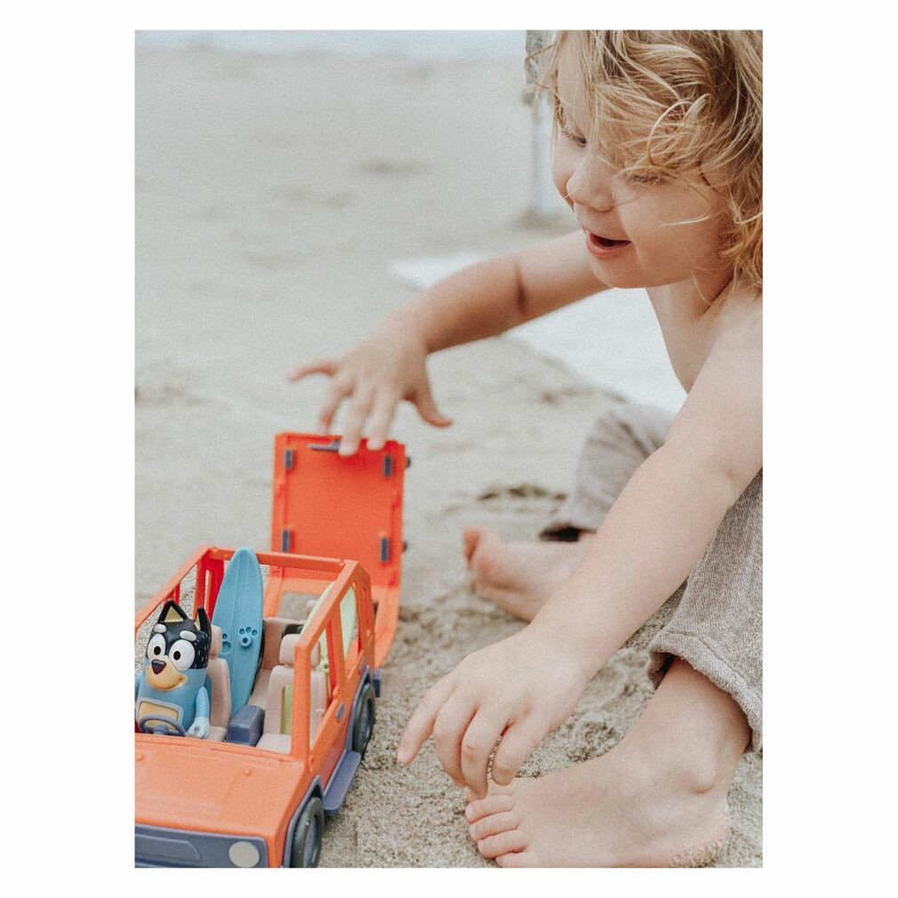 Moose Toys Stapelspielzeug Bluey Spielzeugauto mit Zubehör