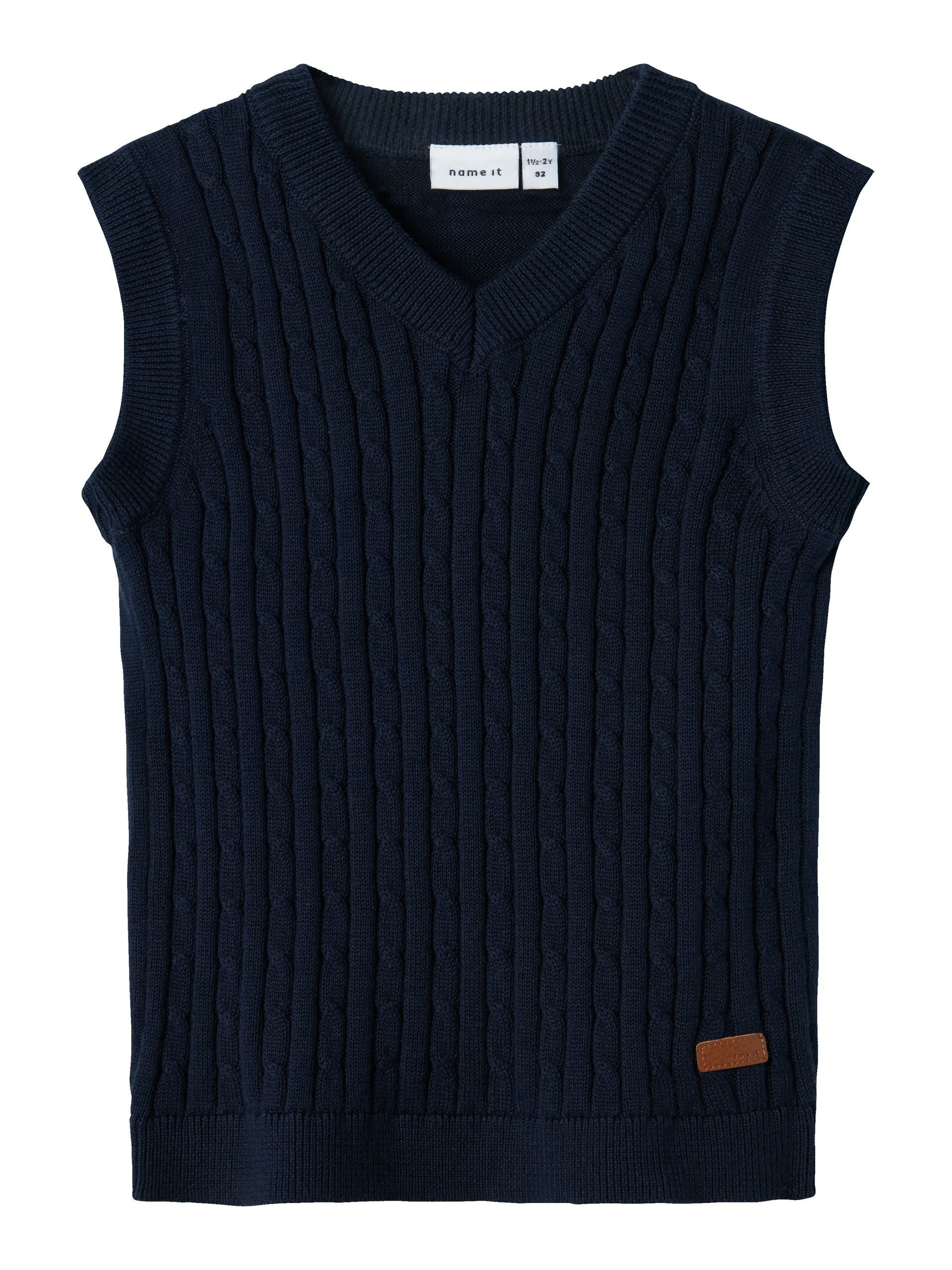 Name It З коротким рукавом NMMFASUNE KNIT SLIPOVER
