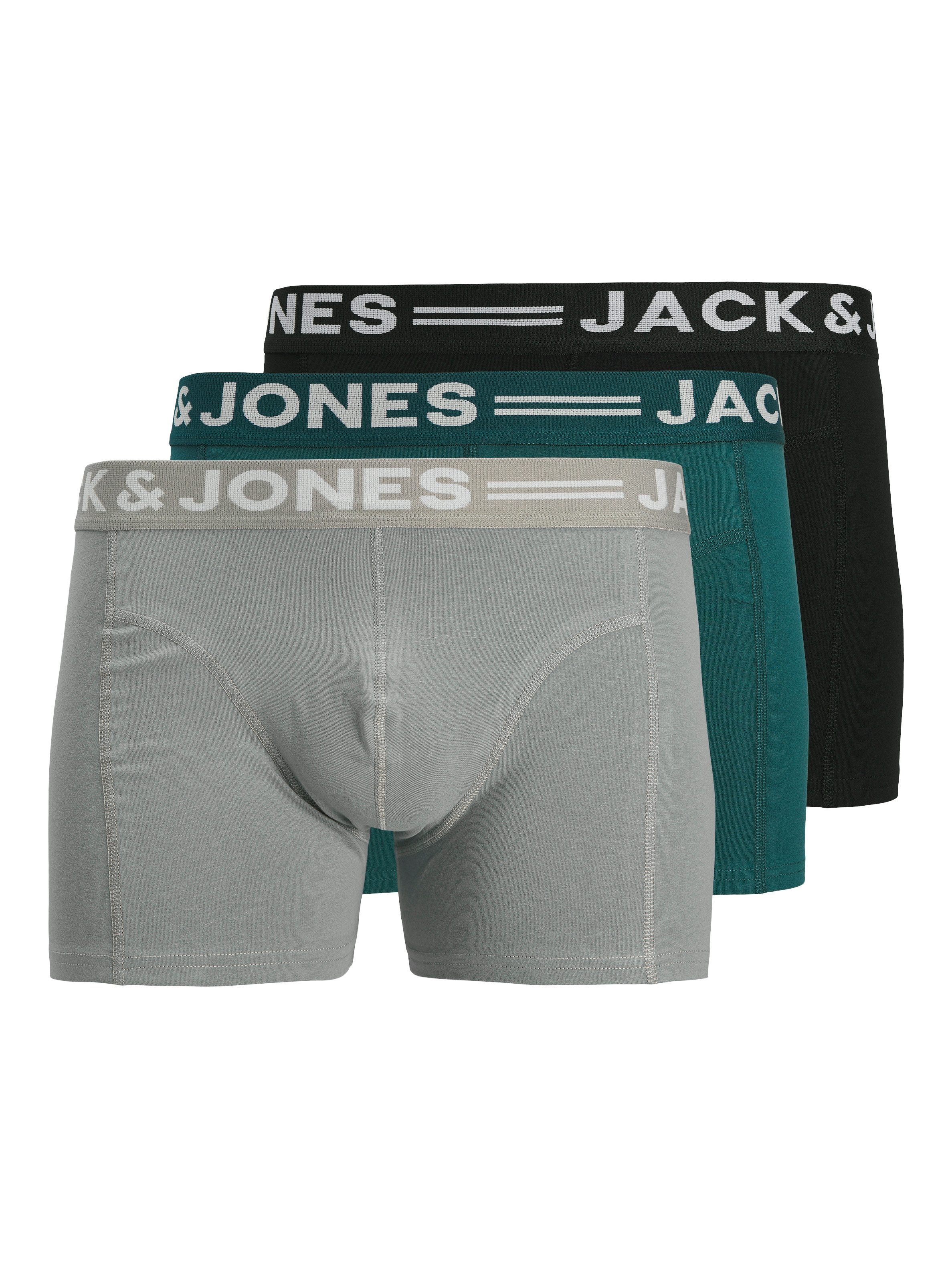 Jack & Jones Boxer Sense Trunks (Packung, 3-St., 3er-Pack) Baumwollmischung günstig online kaufen