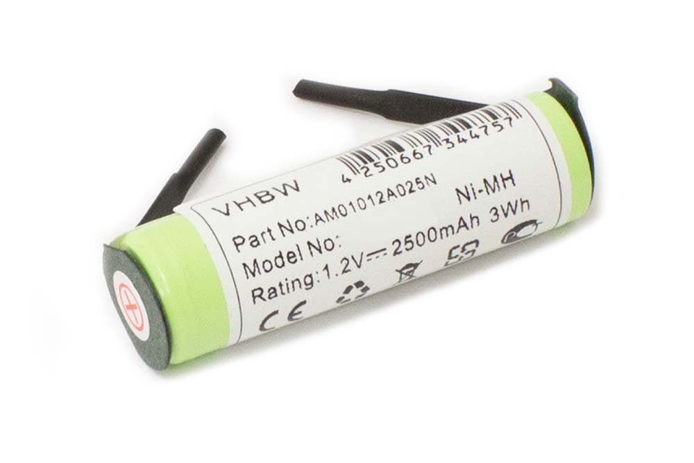 vhbw Ersatz für Braun 233.8008860 für Akku NiMH 2500 mAh (1,2 V)