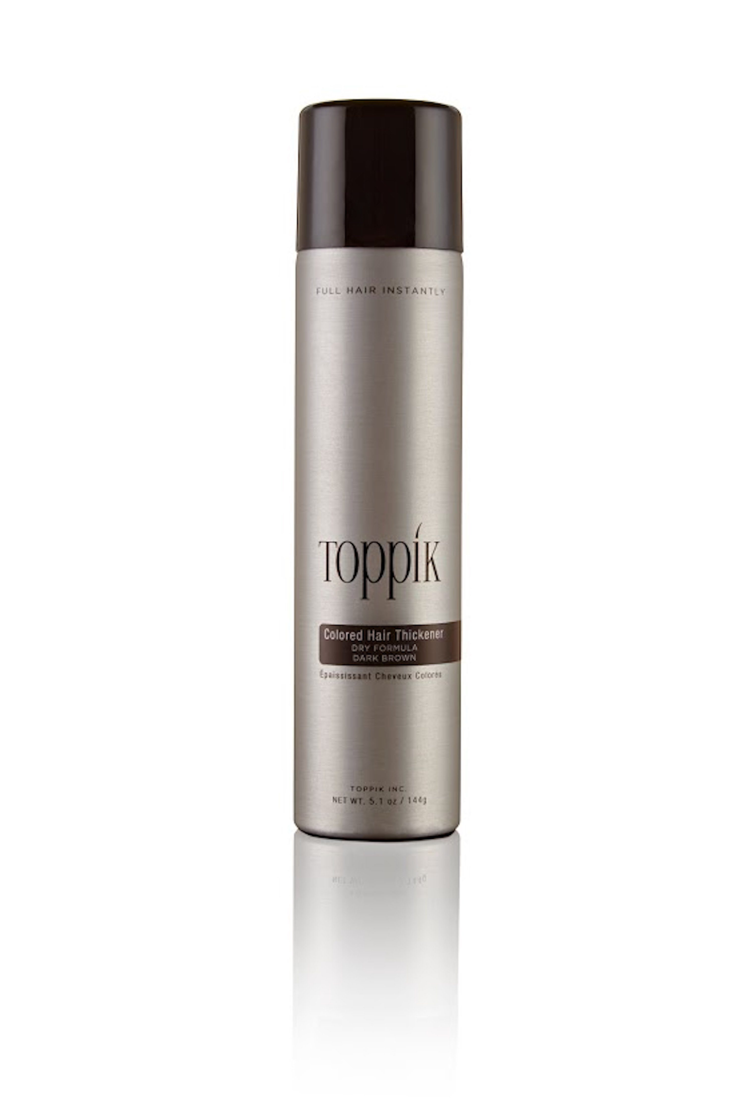 TOPPIK Haarstyling-Set TOPPIK Haarverdichtungsspray - Hair Thickener Spray - Haarverdichtung Haarverdichter, 144ml Dunkelbraun