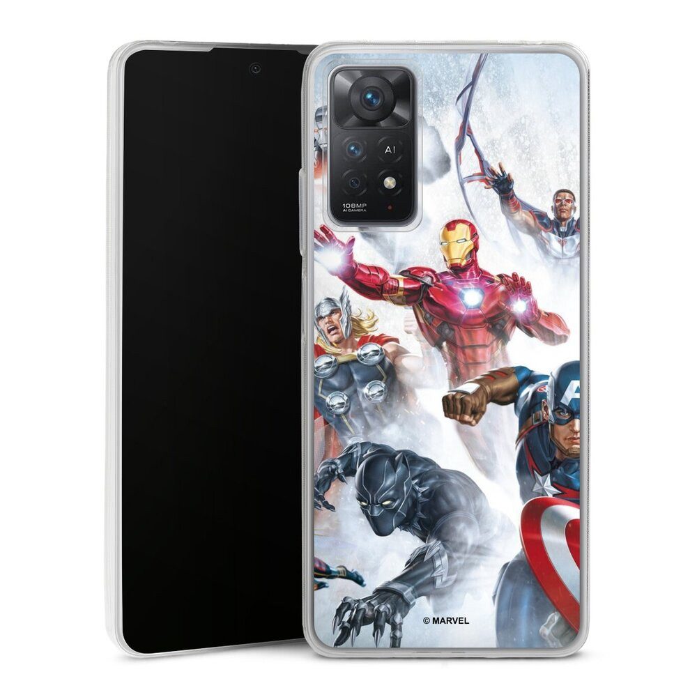 XINYEXIN Silikonhülle Für Xiaomi Redmi Note 11 Pro 5G/4G – Süßes Design, Stoßfest, Lavendel & Weiß, Unterstützt Kabelloses Laden
