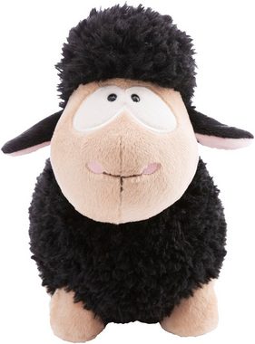 Nici Kuscheltier Wooly Gang, Schaf schwarz, 22 cm, stehend, enthält recyceltes Material (Global Recycled Standard)