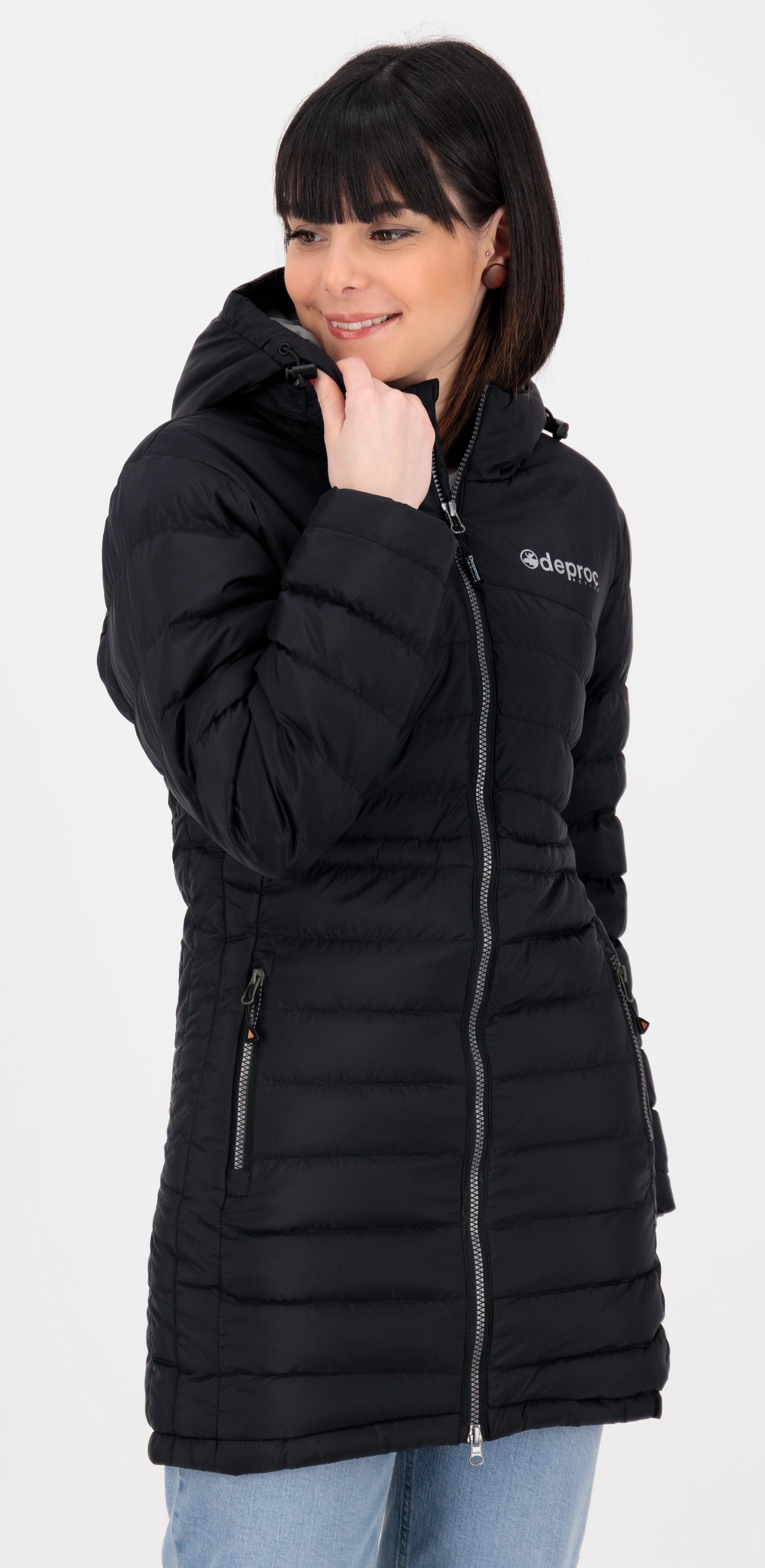 DEPROC Active Kurzmantel GILMOUR WOMEN CLASSIC LONG OS auch in großen Größe günstig online kaufen