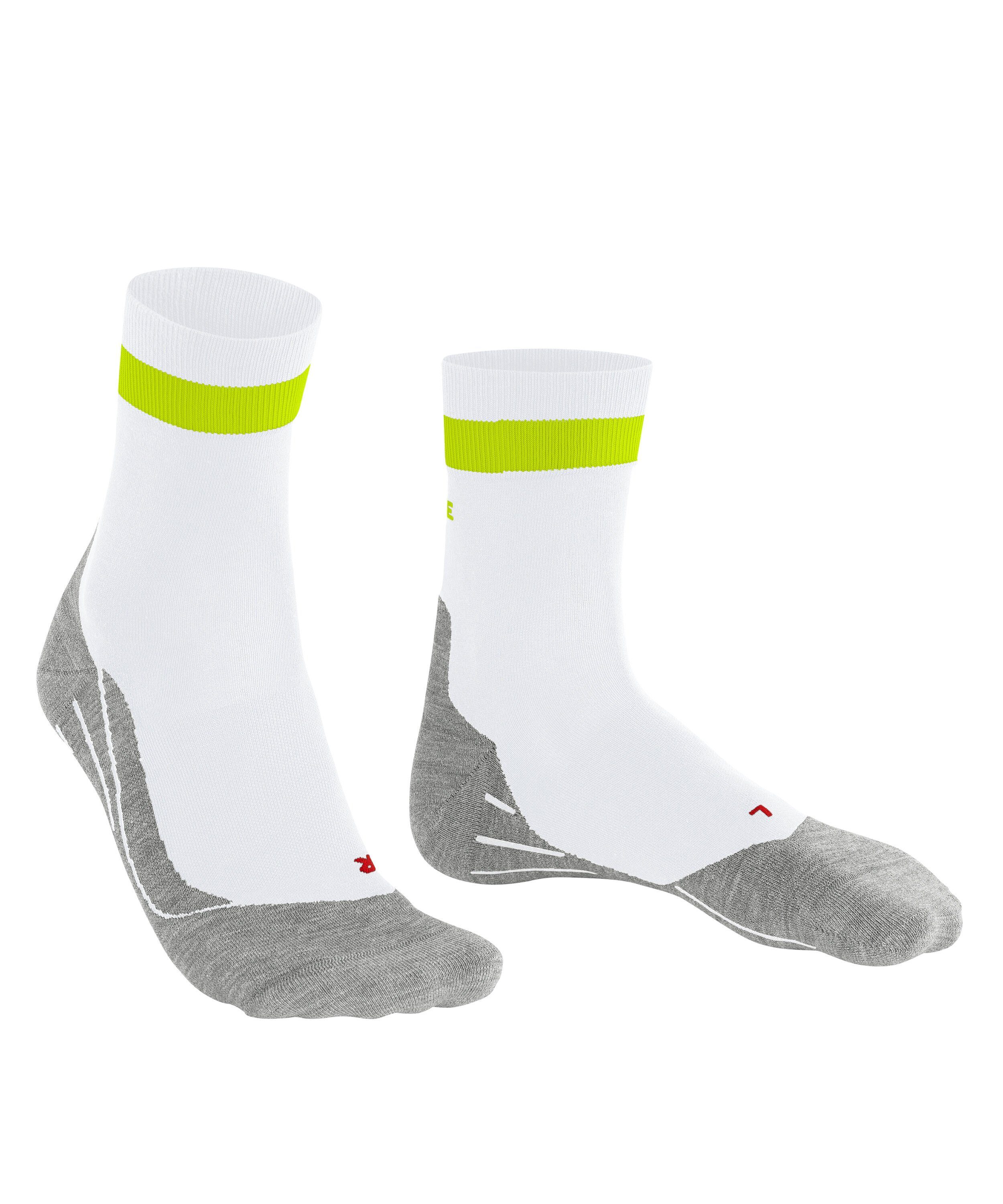 Endurance (2027) leichte FALKE mittlerer Laufsocke white-apple Laufsocken Polsterung (1-Paar) RU4 mit