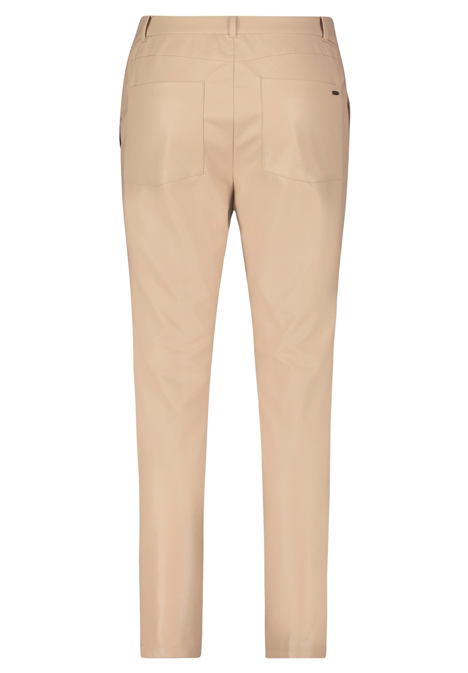 Betty&Co 7/8-Hose schmal beige geschnitten (1-tlg)