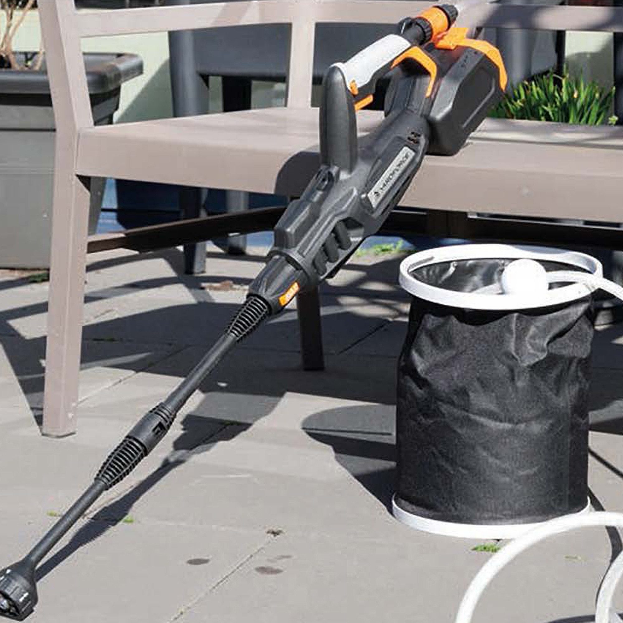 Yardforce Hochdruckreiniger LW C04, 160 W, Fördermenge max: 360 l/h, mit einstellbarer 5-in-1-Düse