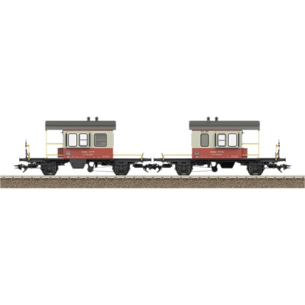 TRIX H0 Güterwagen H0 Kuppelwagen-Set Sputnik der SBB 24650