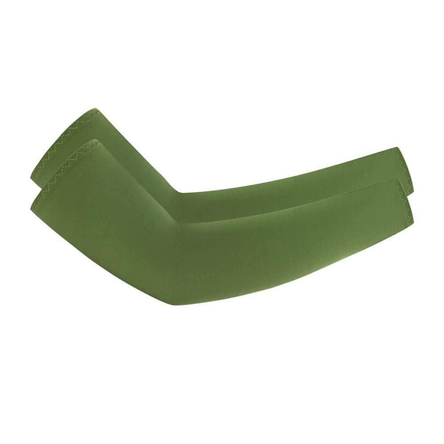 LuxusKollektion Armlinge UV-Schutz Ärmlinge 3 Paar Armstulpen Armee Grün