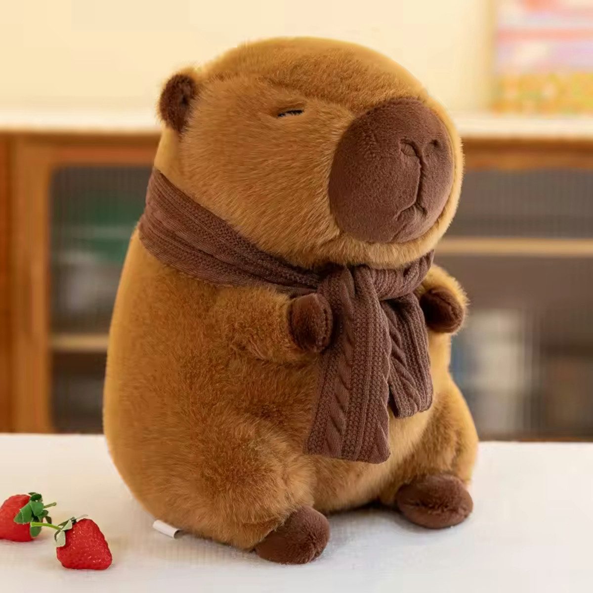 Tinisu Plüschfigur Capybara Kuscheltier - 35 cm Plüschfigur weiches Stoffti günstig online kaufen