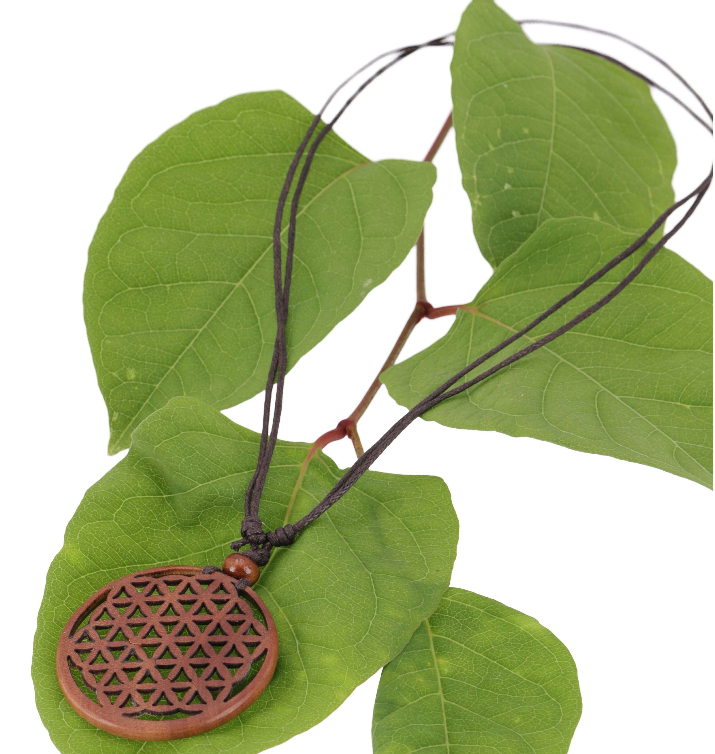 Guru-Shop Perlenkette Ethno Holzschmuck, Halskette, Surferkette günstig online kaufen