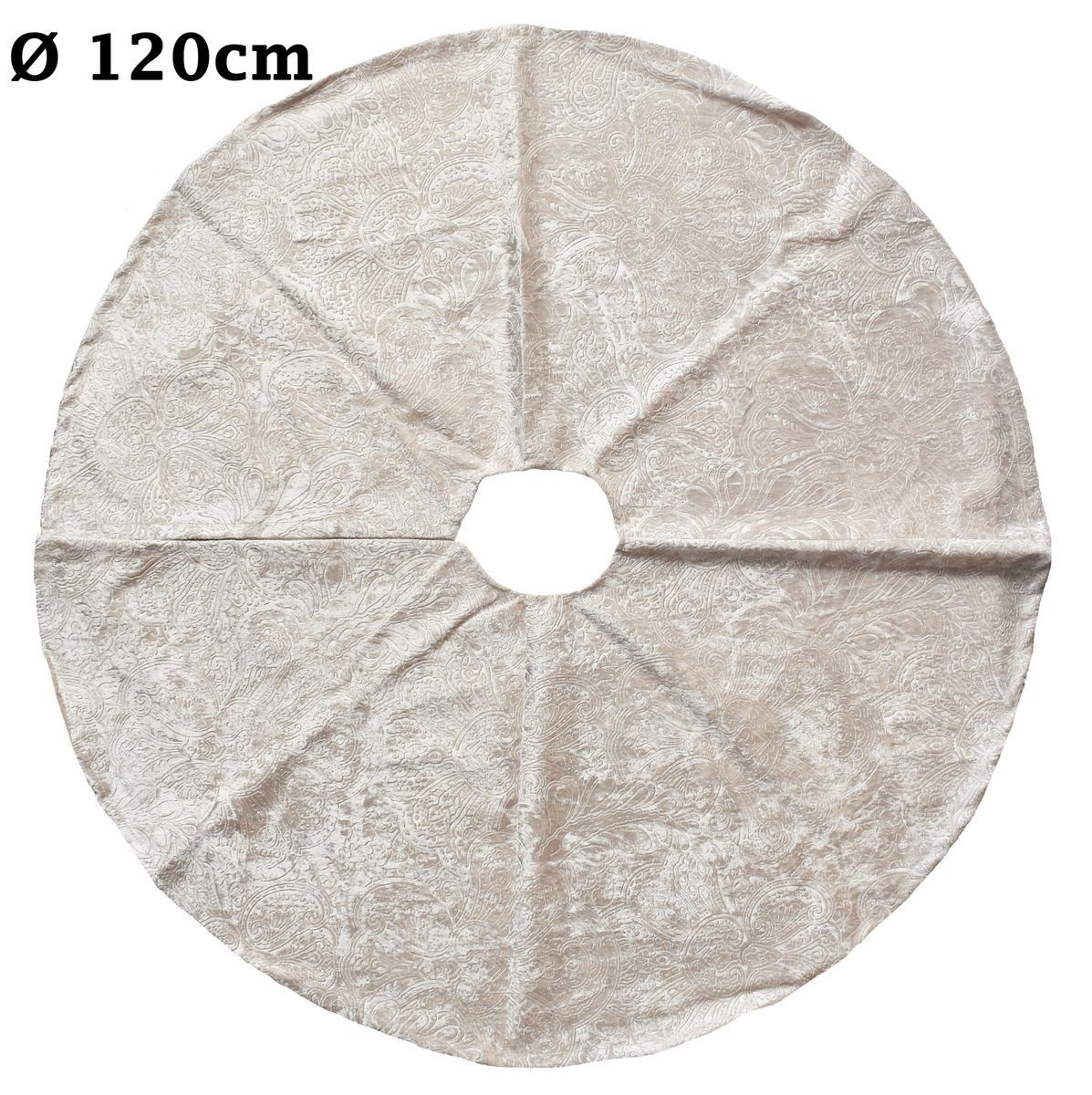 JACK Weihnachtsbaumdecke Kuschlige Christbaumdecke Rund Ø 120cm Weihnachtsb günstig online kaufen