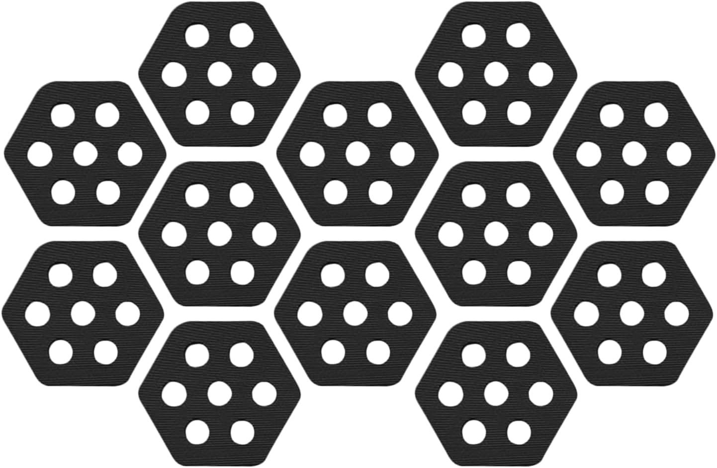FELIXLEO Surfboard Finne Hexagon Surfboard Traction Pad 12er Set Rutschfest (1-St)