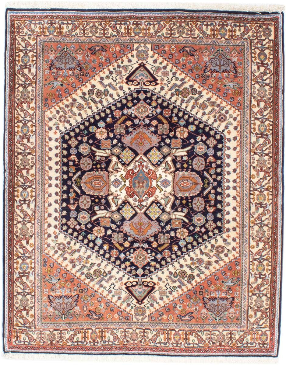 Orientteppich Ghashghai 146x179 Handgeknüpfter Orientteppich / Perserteppich, Nain Trading, rechteckig, Höhe: 12 mm