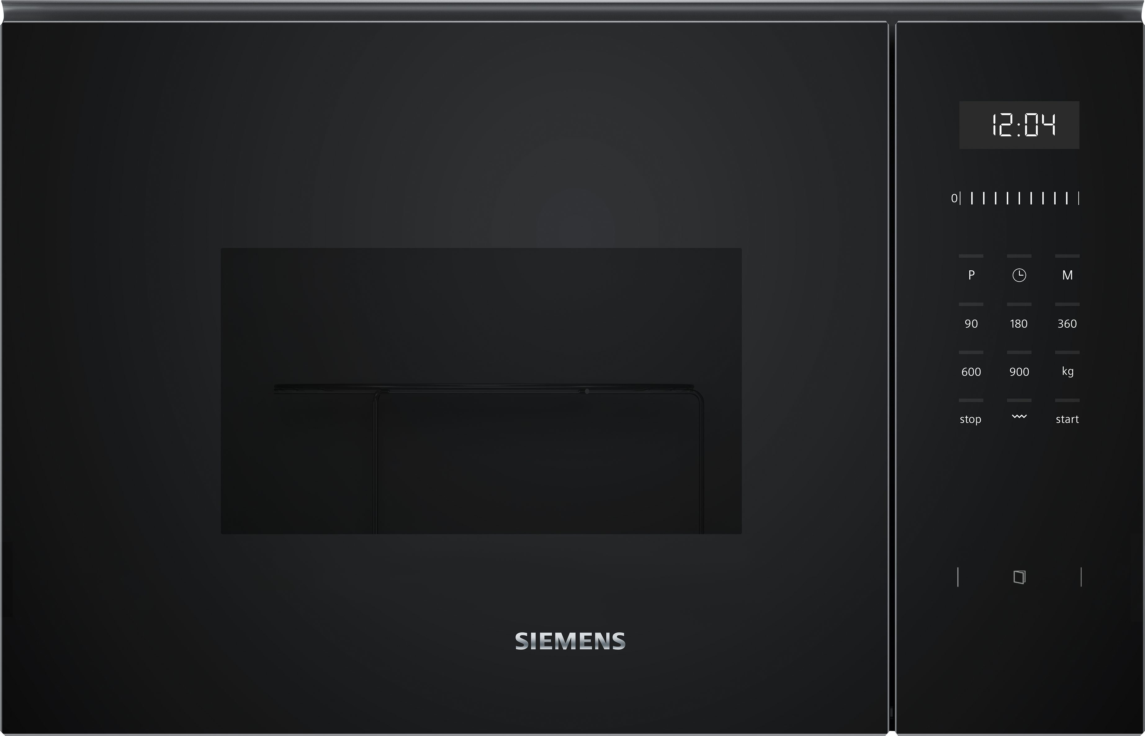 SIEMENS Einbau-Mikrowelle BE555LMB1, Grill, Mikrowelle, 25 l, Schnelles Auftauen, Aufwärmen und perfektes Zubereiten