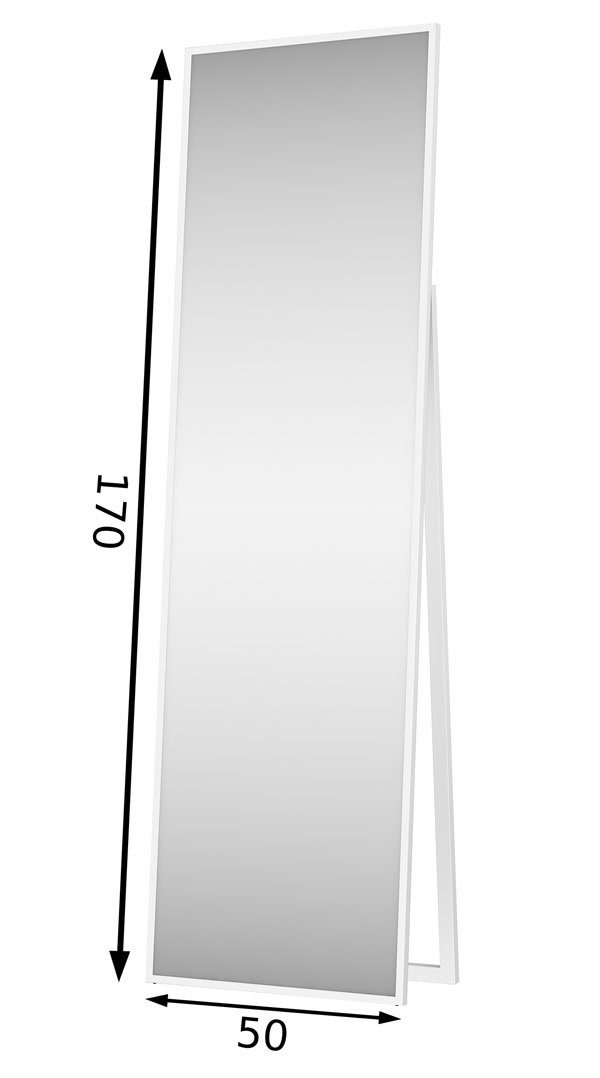 Feldmann-Wohnen Standspiegel Verona, 50x170cm weiß