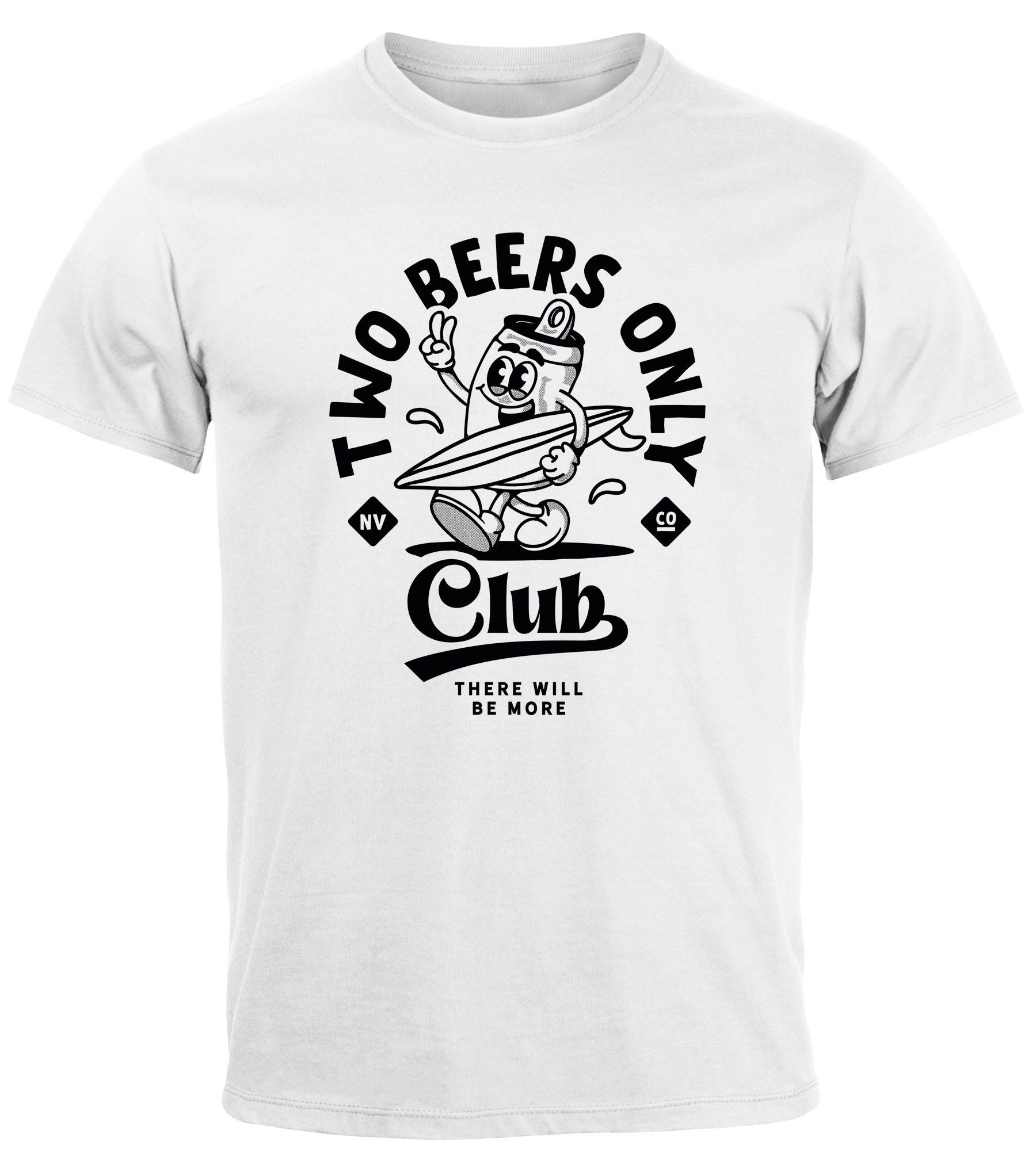 Neverless Print-Shirt Herren T-Shirt Printshirt Comic Style Bier Spruch Som günstig online kaufen