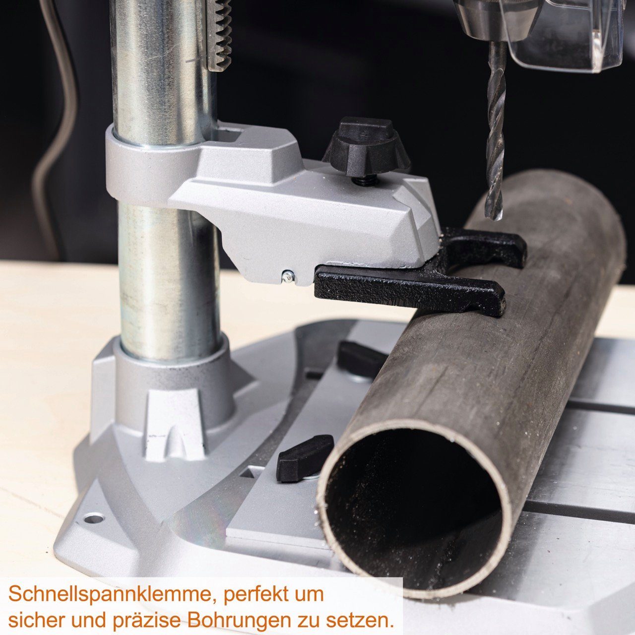 Scheppach Tischbohrmaschine IXES IX-DBP60 230 2-Gang Tischbohrmaschine Bohrfutter, Laser V, 2600 LED 13mm 710W U/min max