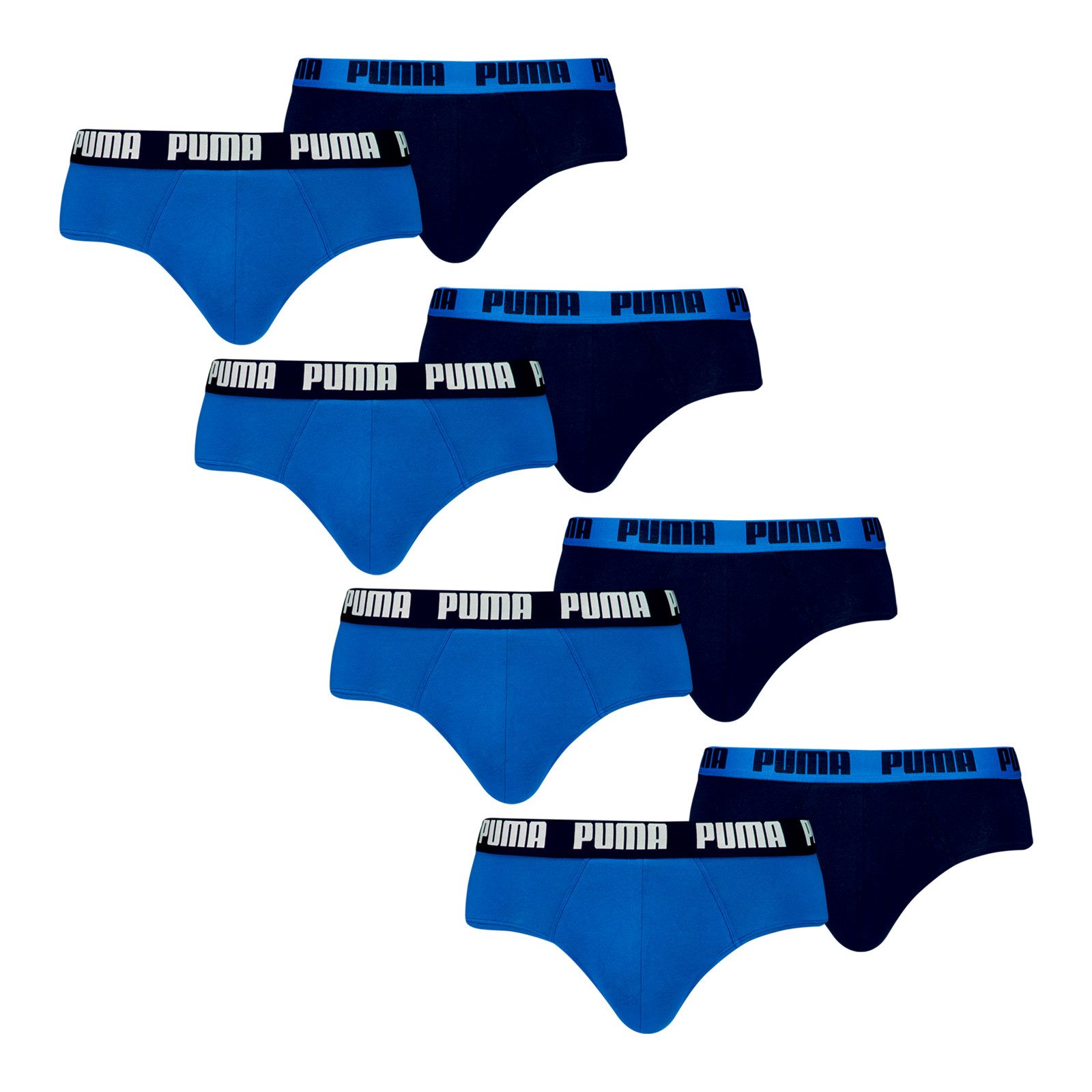 PUMA Slip 8er Pack Briefs (8-St., 8er Pack) mit elastischem Bund
