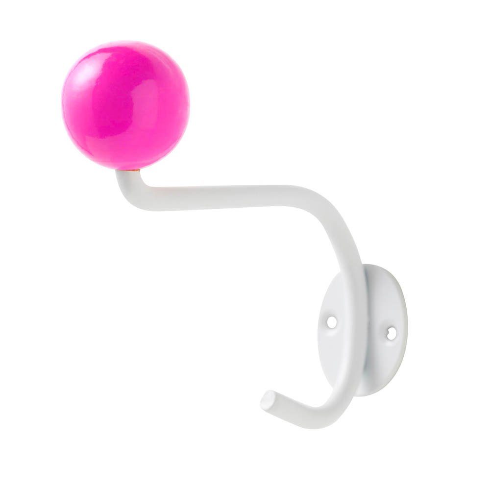 Superliving Kleiderhaken Kleiderhaken weiss Neon pink