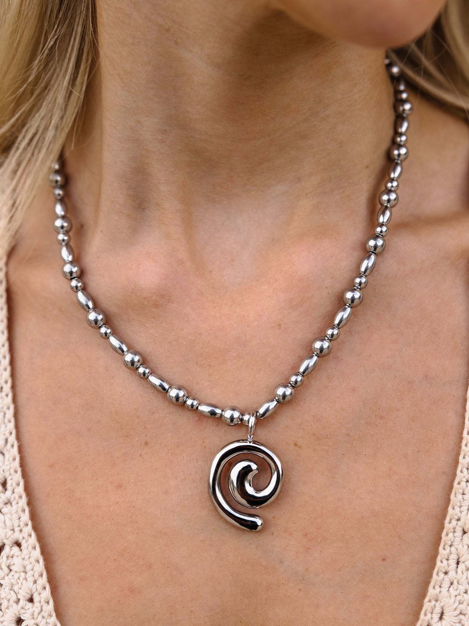 Purelei Kette mit Anhänger Swirl (Kette)