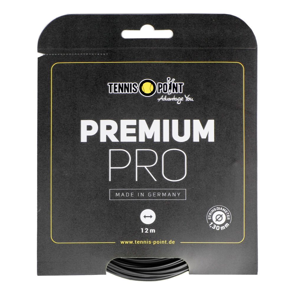 Tennissaite Premium Pro 12m schwarz