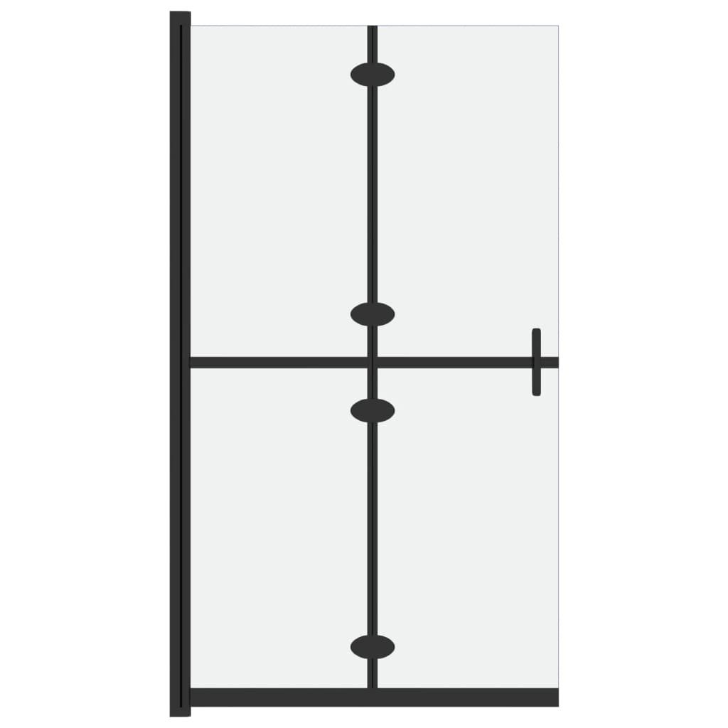 vidaXL Duschwand 70 x 190 cm Faltbare begehbare Duschwand ESG-Glas mattiert 70x190 cm