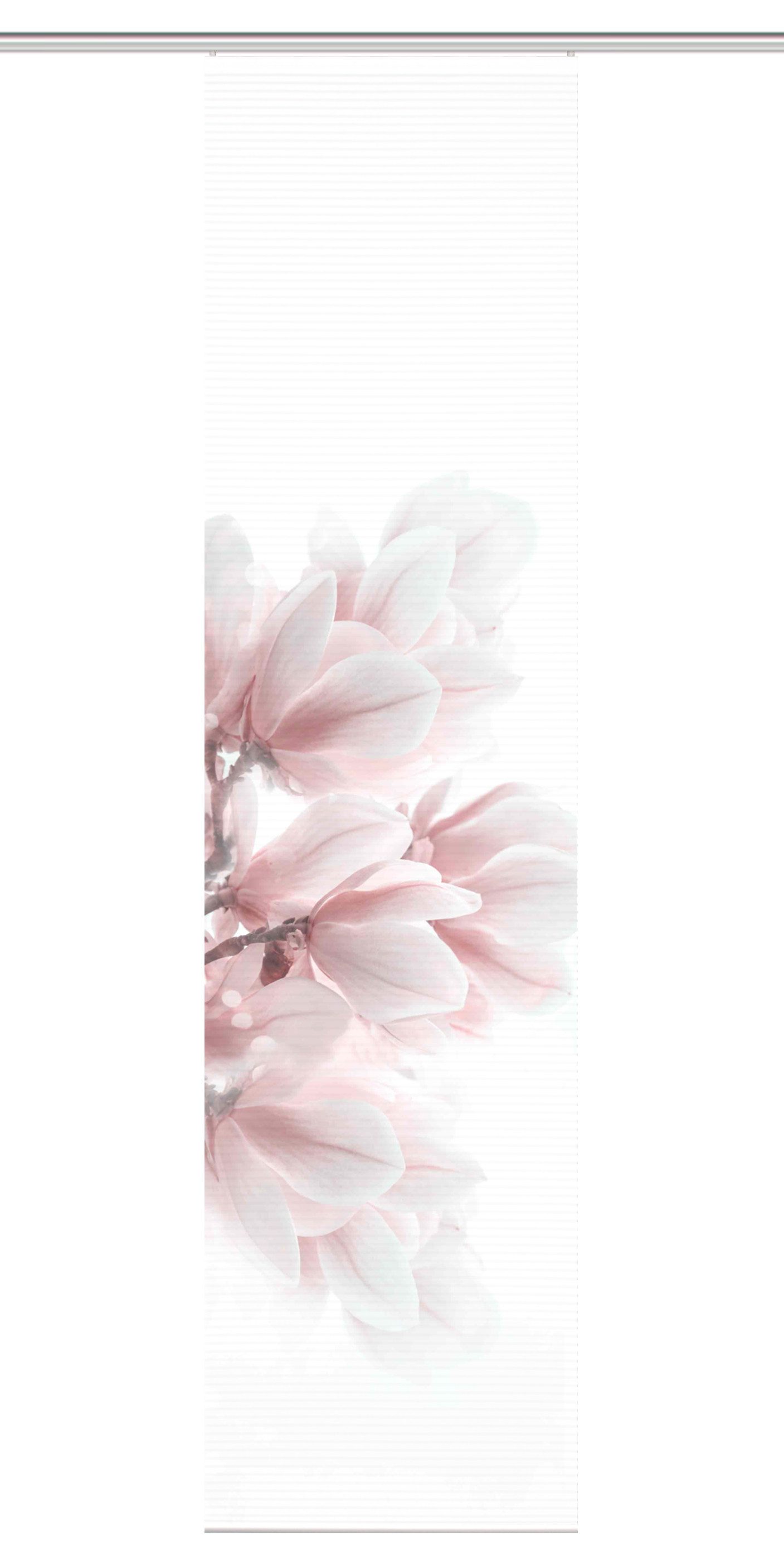 HOME in green Schiebegardine 84105 MORIGA Schiebegardine, recyc. Polyester 245x60 cm, Bambusoptik (1 St), Polyester (recycelt) Polyester