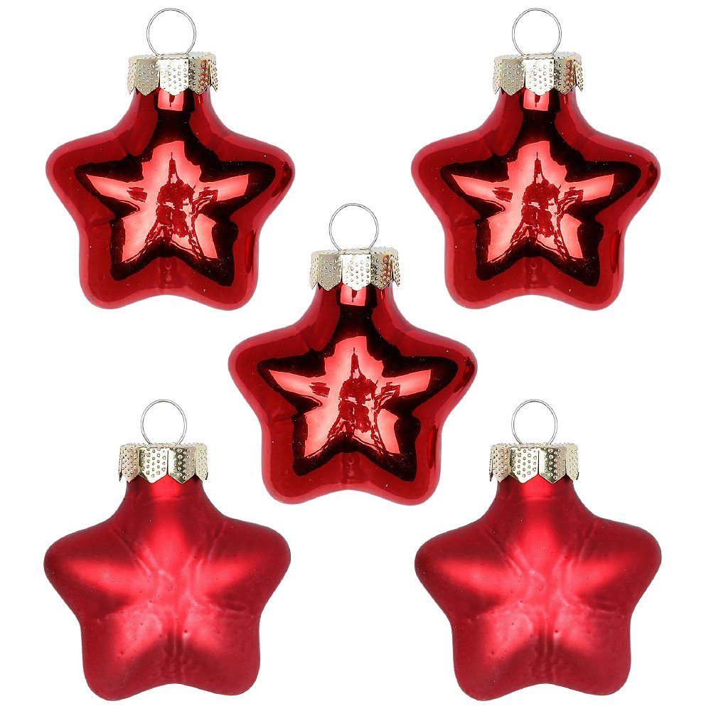 MAGIC by Inge Christbaumschmuck, Christbaumschmuck Sterne 4cm Glas 8 Stück günstig online kaufen