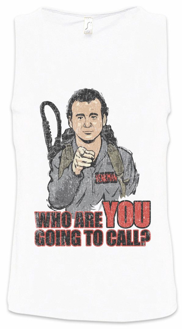 Urban Backwoods Tanktop Venkman I Want You Ärmelloses T-Shirt Dr. Peter Eighties Geister Comic Ghost Geisterjäger Busters Venkman