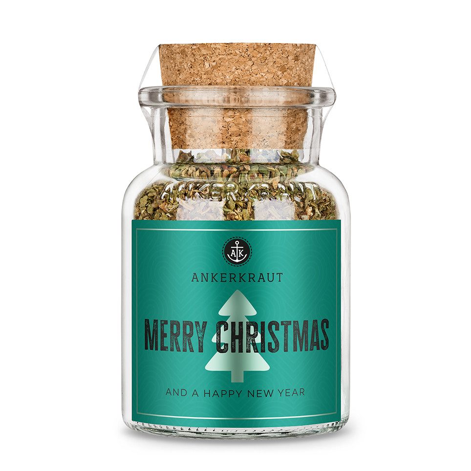 Ankerkraut Gewürz Merry Christmas, 75g im Korkenglas, Ankerkraut Gewürzsalz für Geflügel