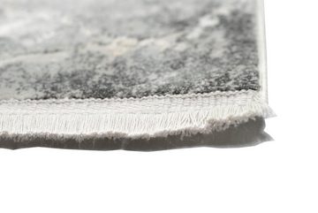 Wollteppich Wollteppich modern Luxus Teppich Designerteppich in grau, Teppich-Traum, rechteckig, Höhe: 7 mm, Wollteppich