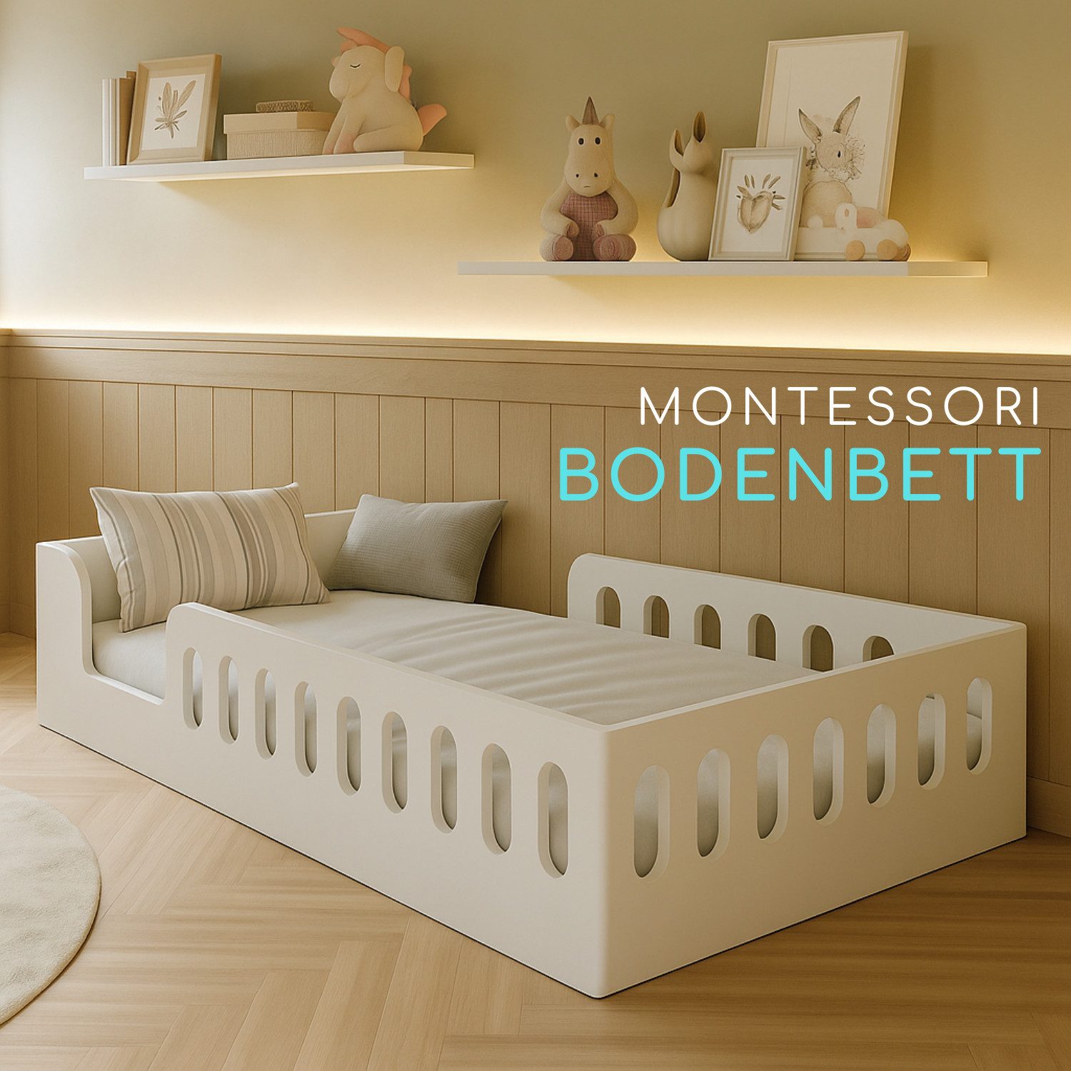 Alavya Home® Kinderbett Bodenbett TIMO optional günstig online kaufen
