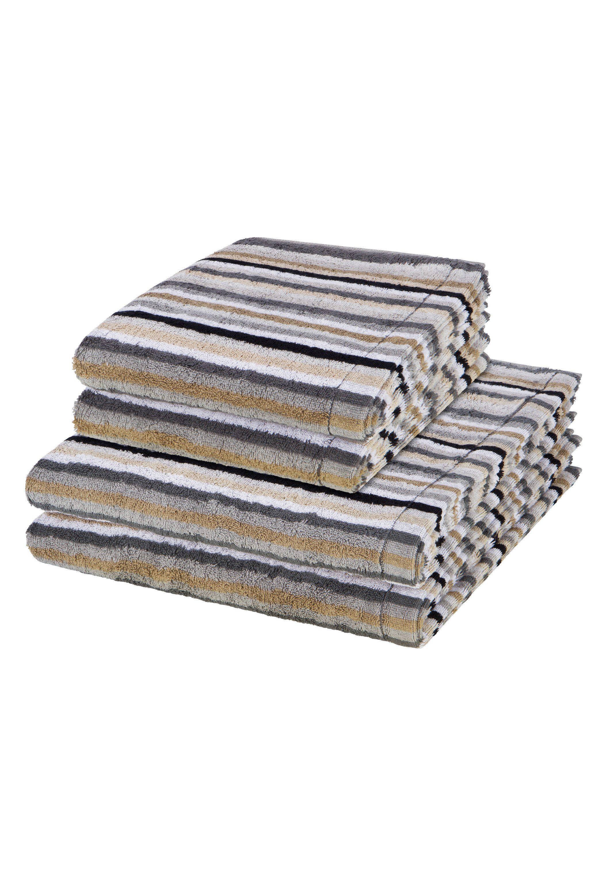 Cawö Handtuch Set Lifestyle, Baumwolle (Spar-Set, günstig online kaufen