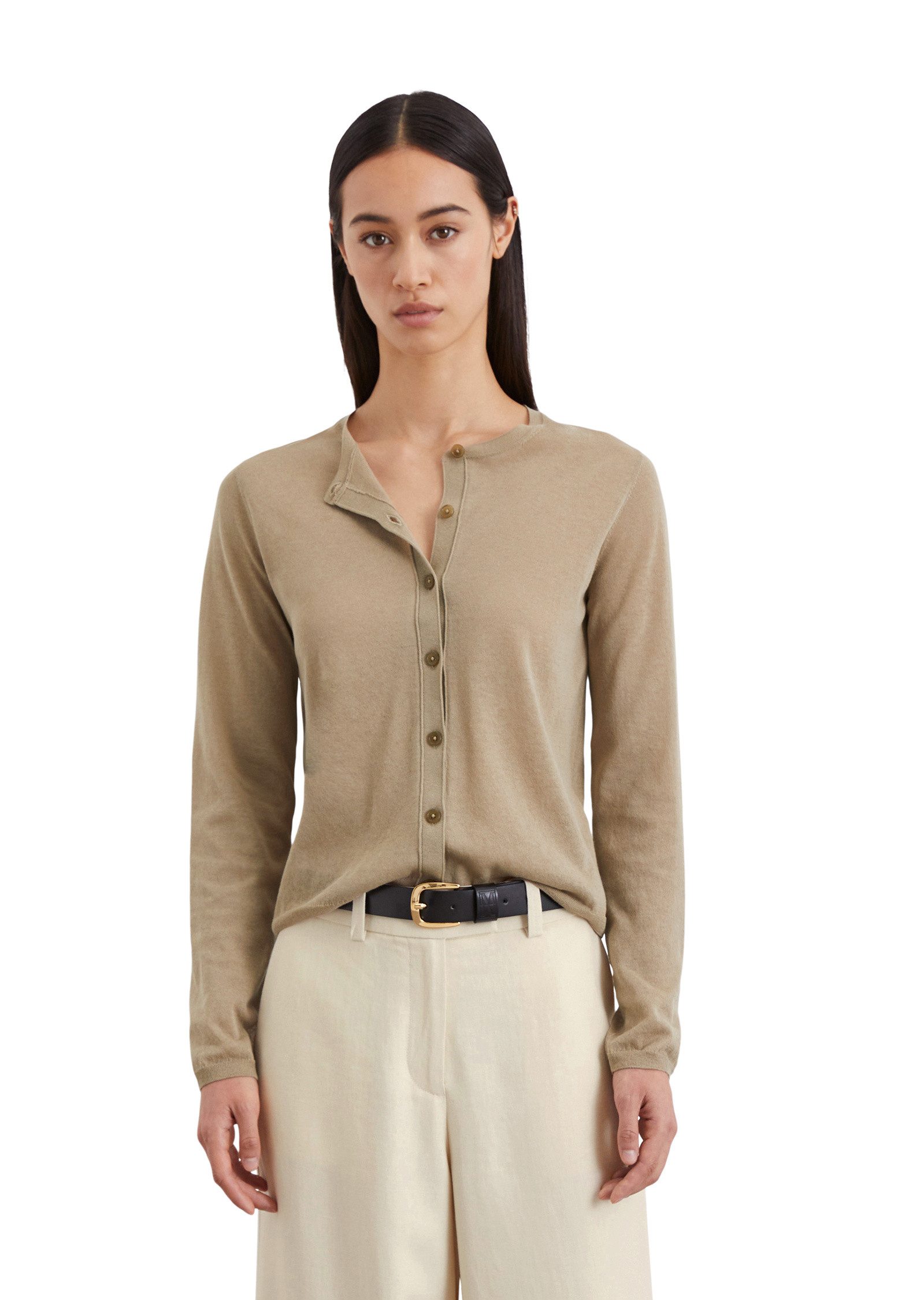 Marc O'Polo Cardigan aus Organic Cotton-Mix günstig online kaufen