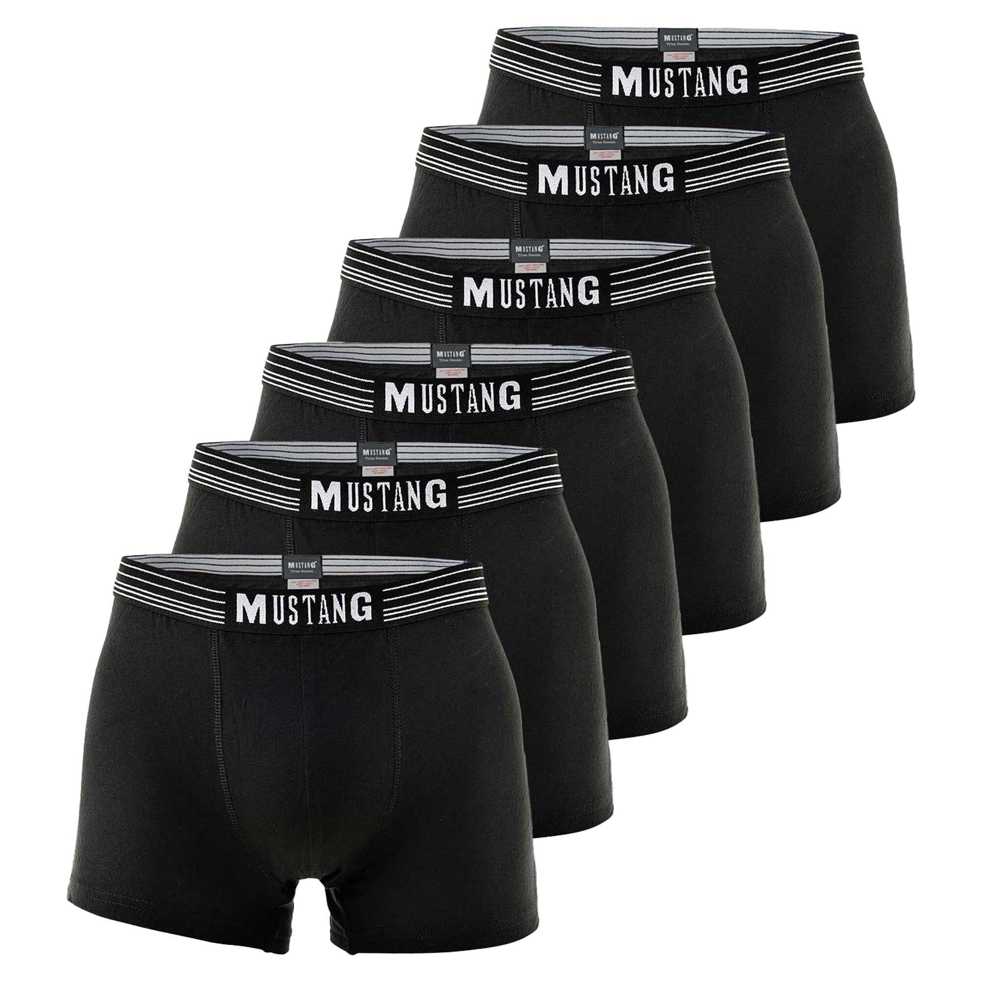MUSTANG Herrensocken 6er Pack – Bequeme Socken Mit Hohem Bio-Baumwollanteil