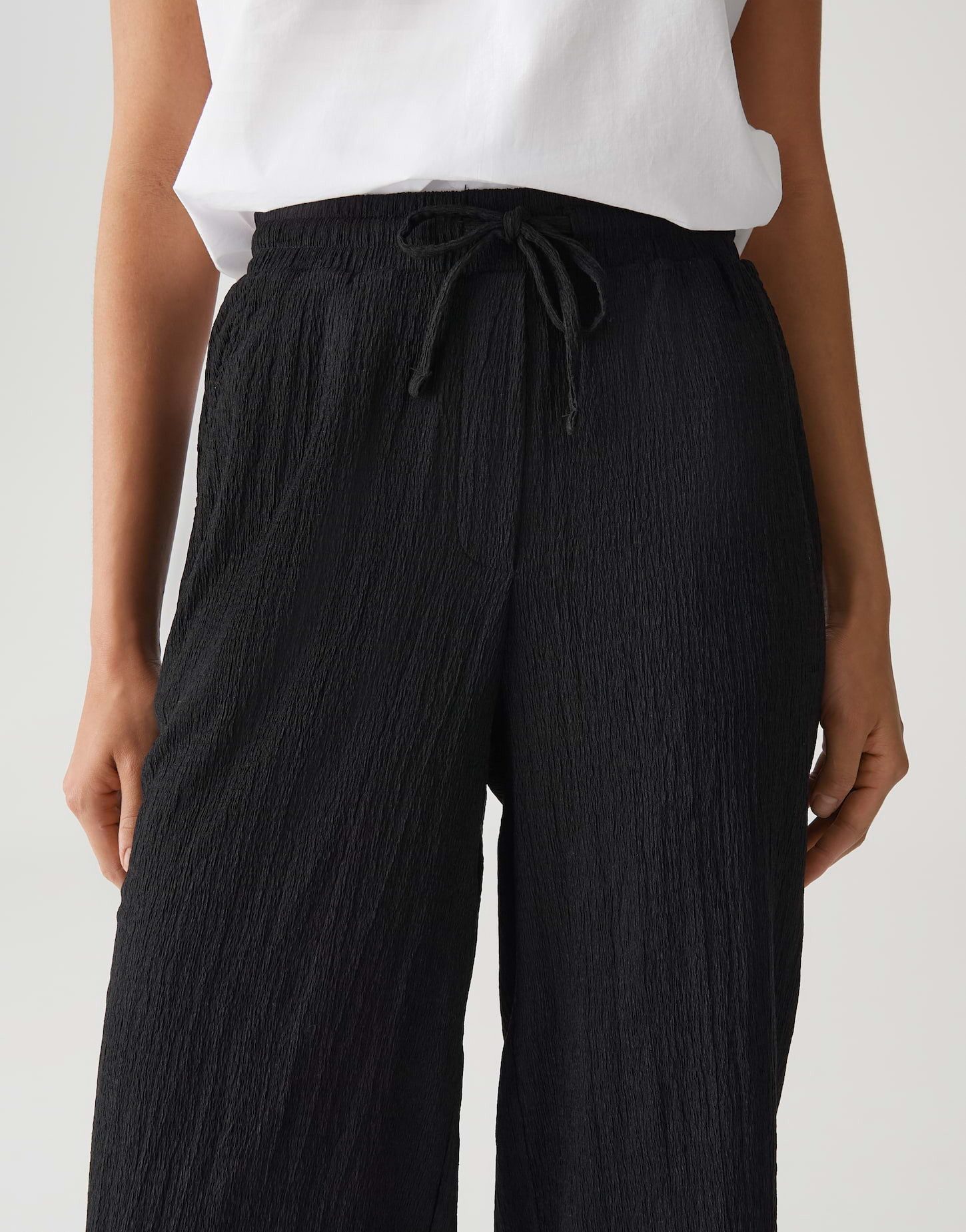OPUS Culotte MILENI CRINKLE Wide mit Komfortbund – Bild 4 von 5