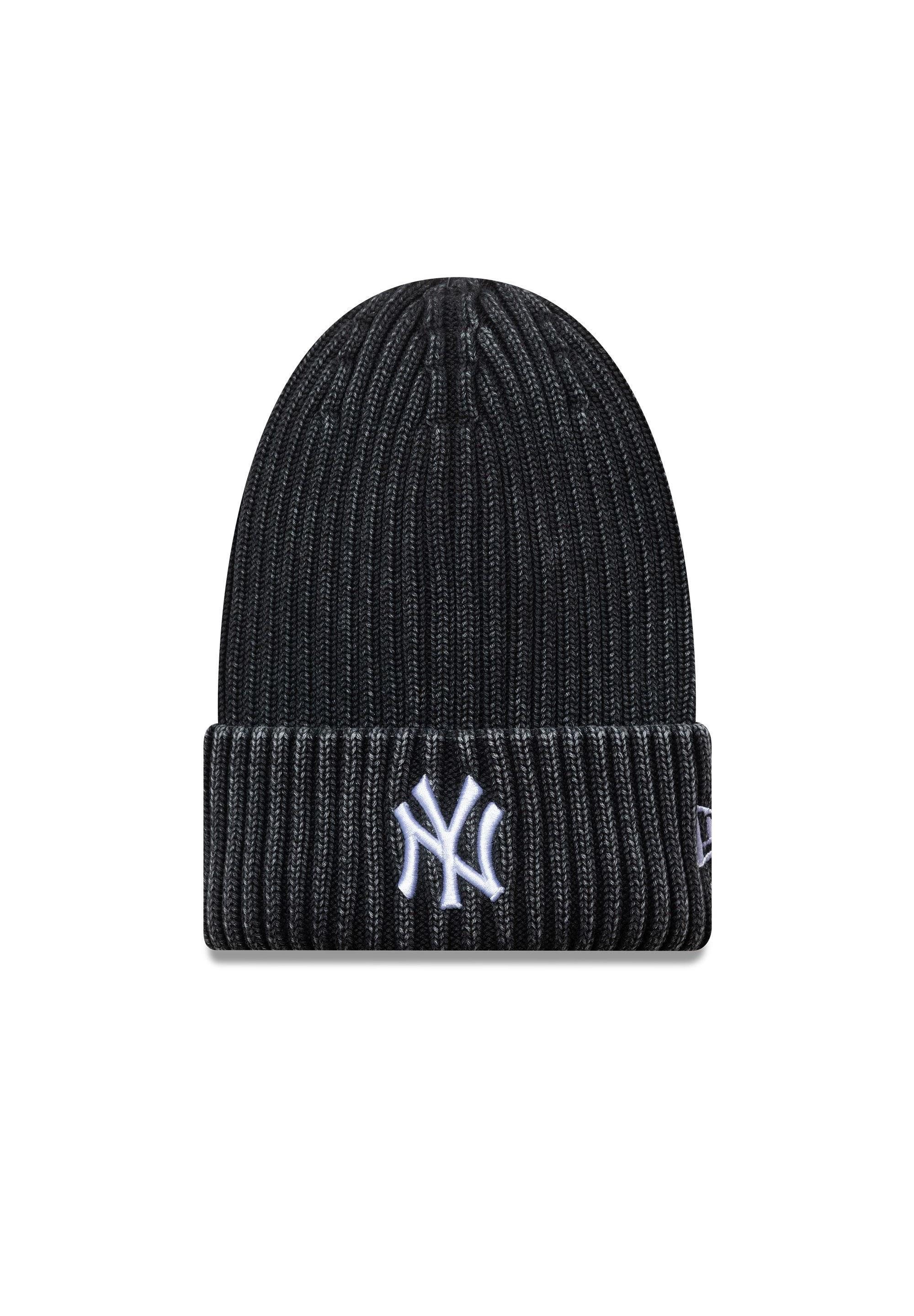 New Era Beanie New York Yankees MLB Washed Beanie New Era Cap Schwarz (1-St)