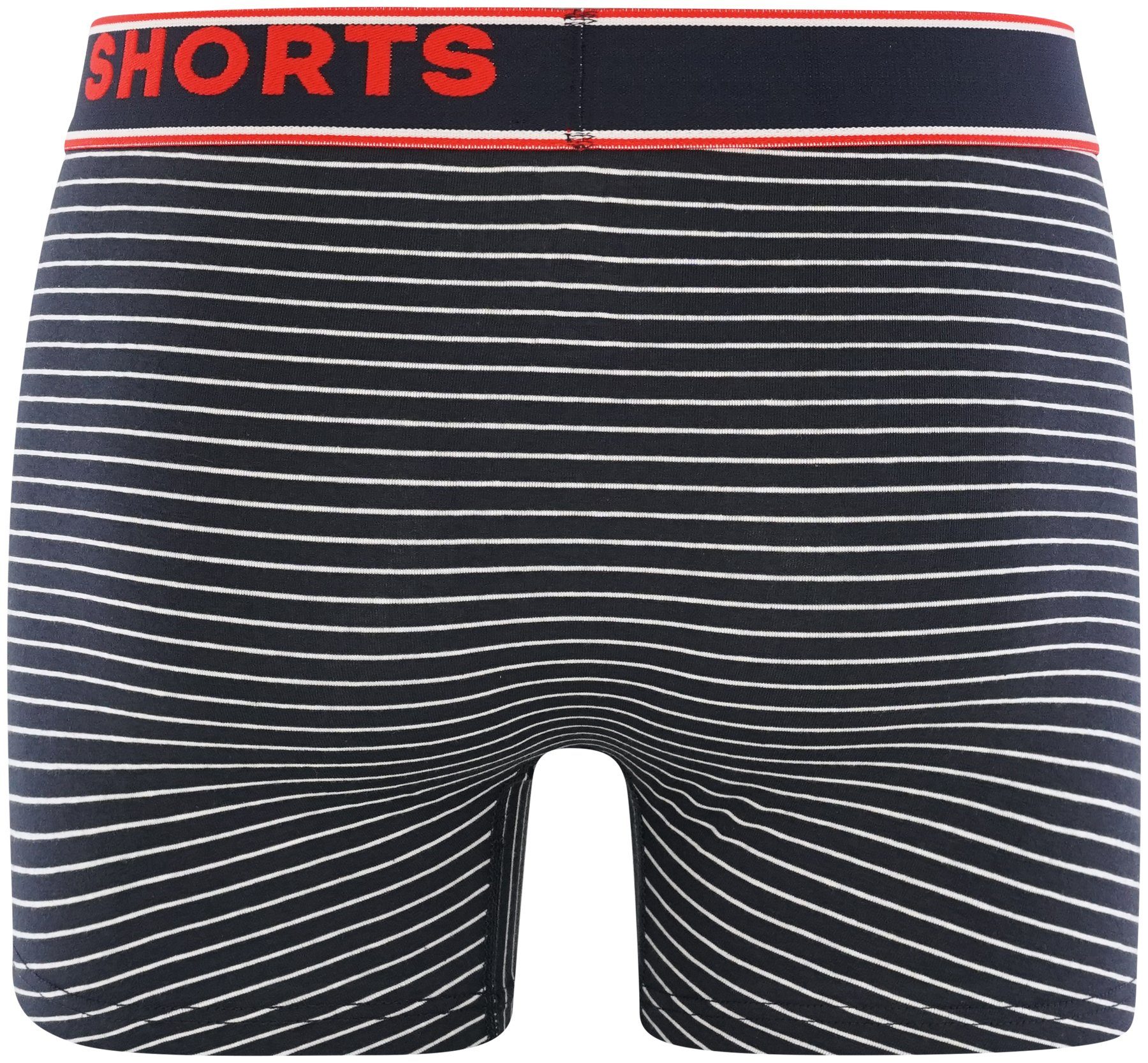 HAPPY SHORTS Retro Pants 2-Pack (2-St) Strawberries and Trunks Stripe