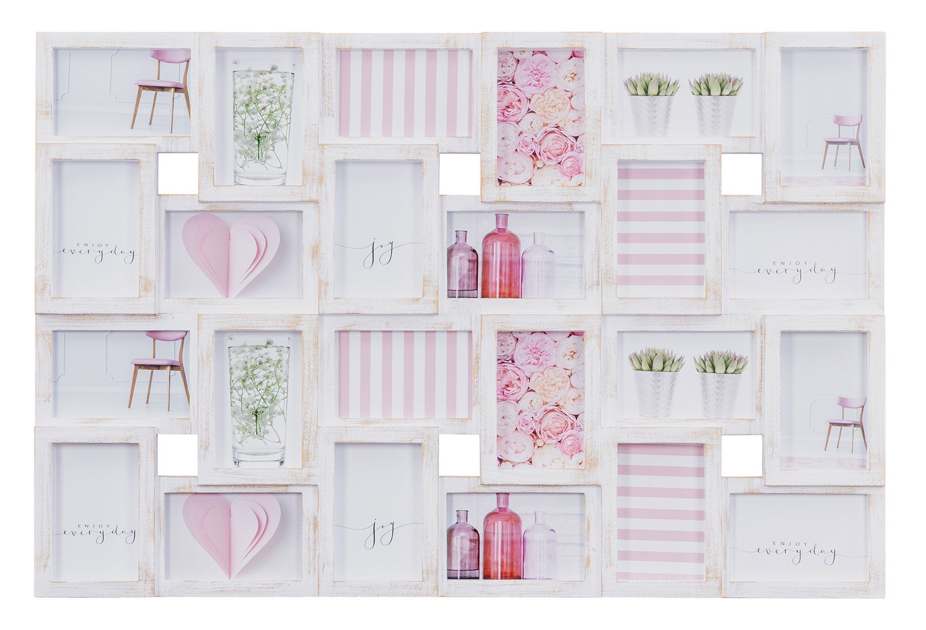 Levandeo® Bilderrahmen Collage, Bilderrahmen Collage 24 günstig online kaufen